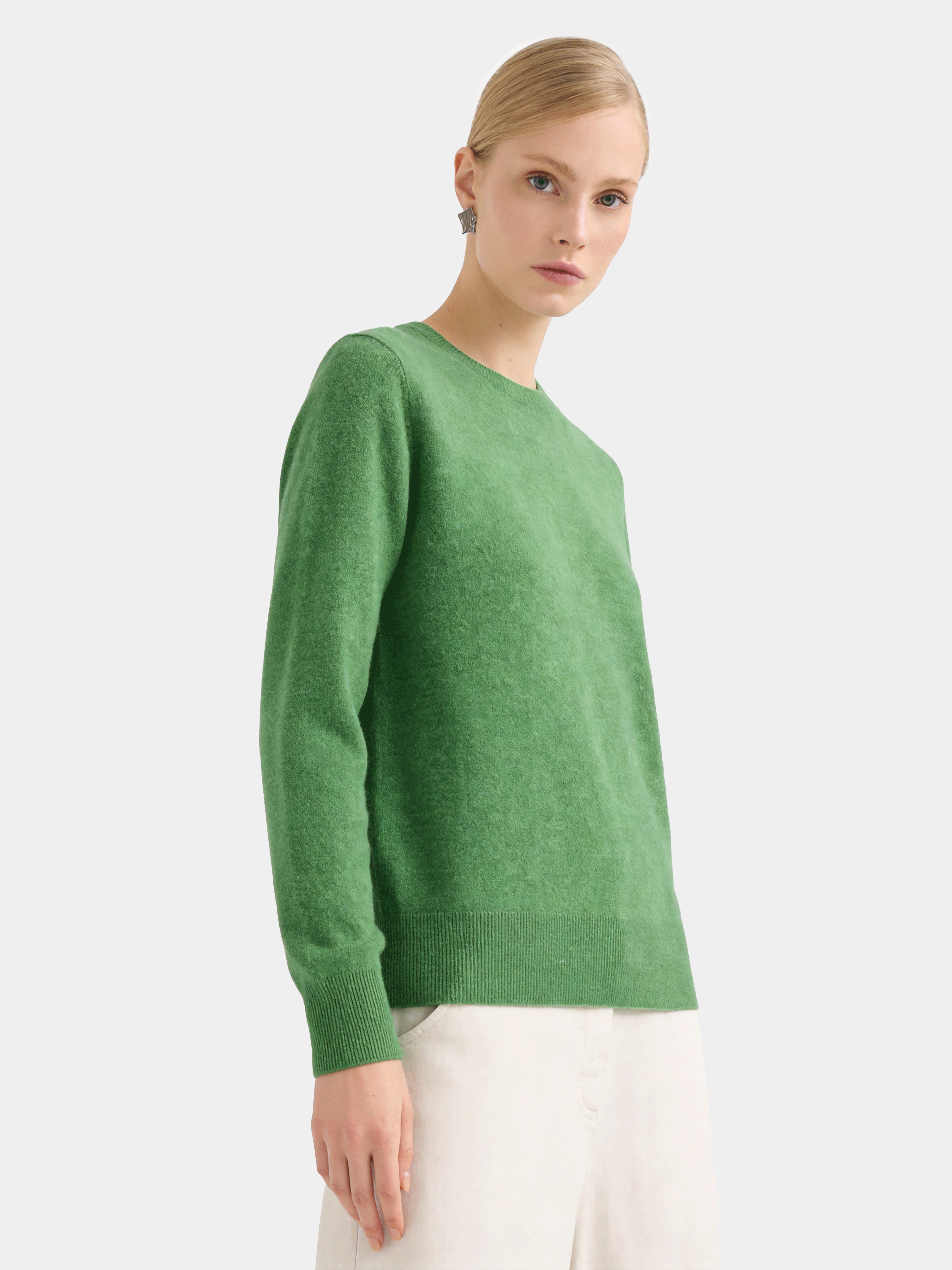 100% Mongolian Cashmere Crewneck Sweater