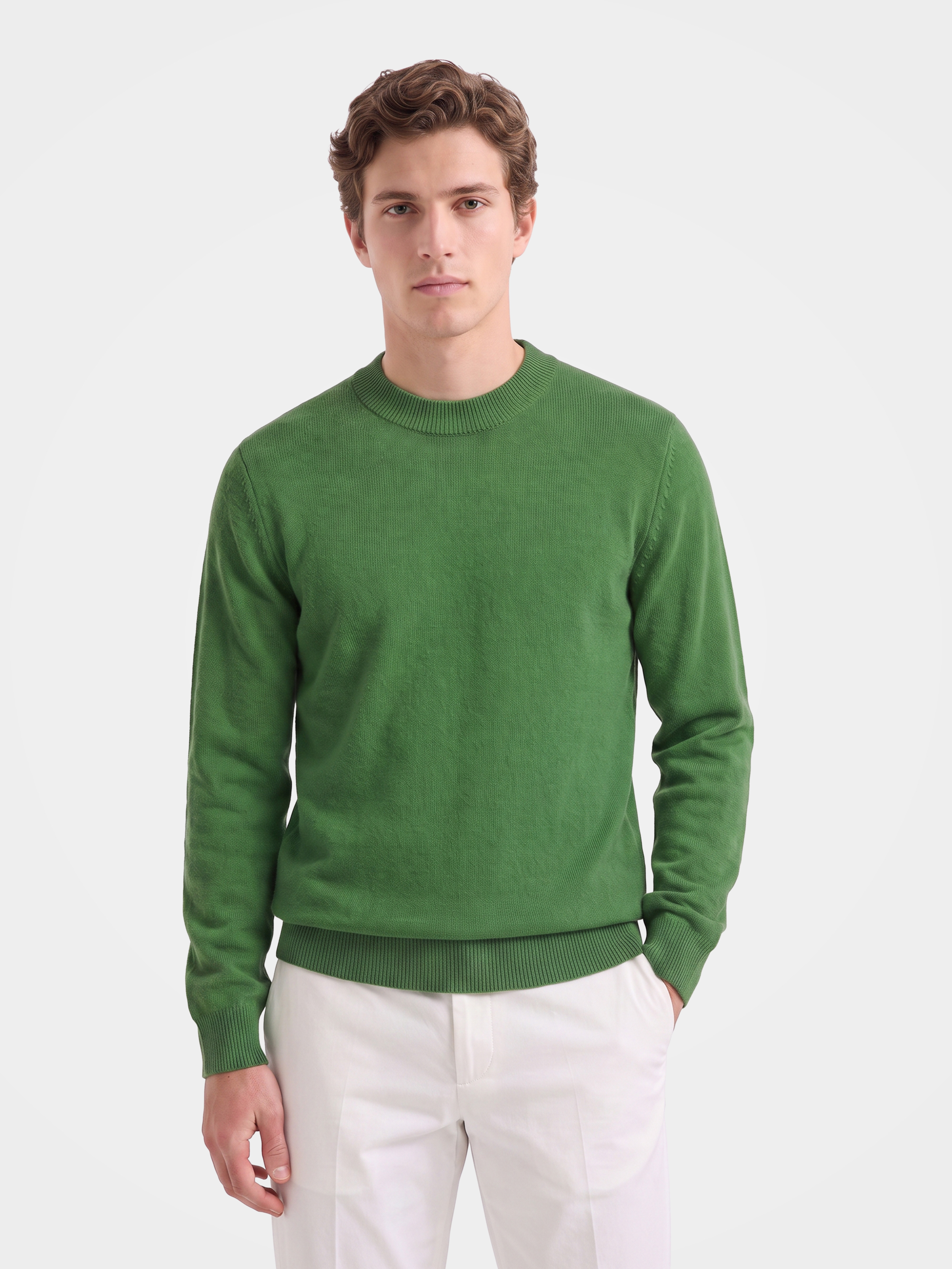 Men's 100% Mongolian Cashmere Crew Neck Sweater