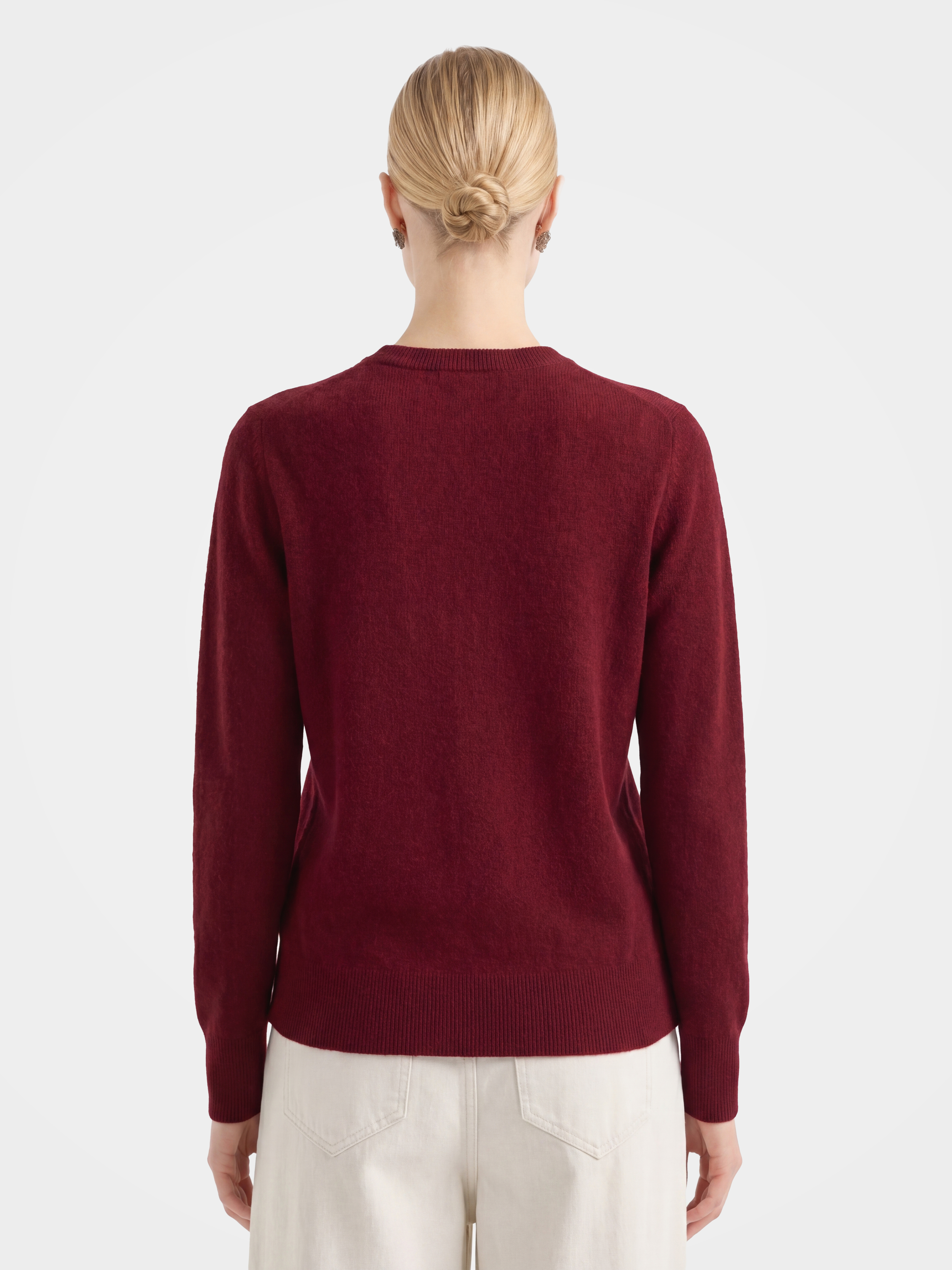 100% Mongolian Cashmere Crewneck Sweater