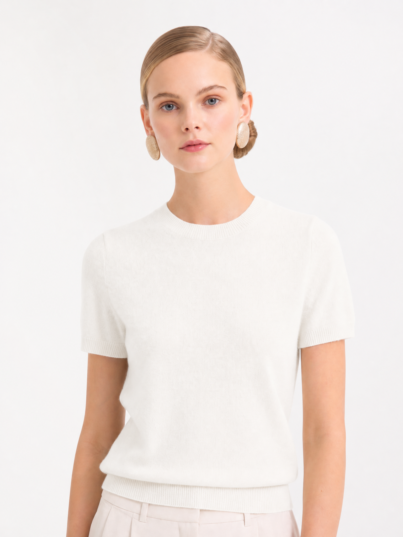 100% Mongolian Cashmere Lightweight Tee