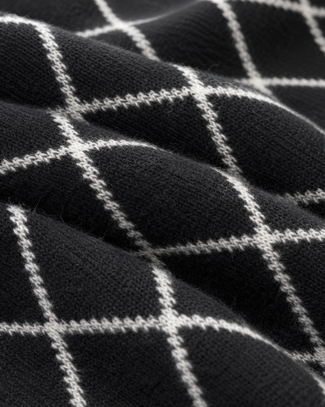 100% Cashmere Textured Diamond Soft Long Scarf