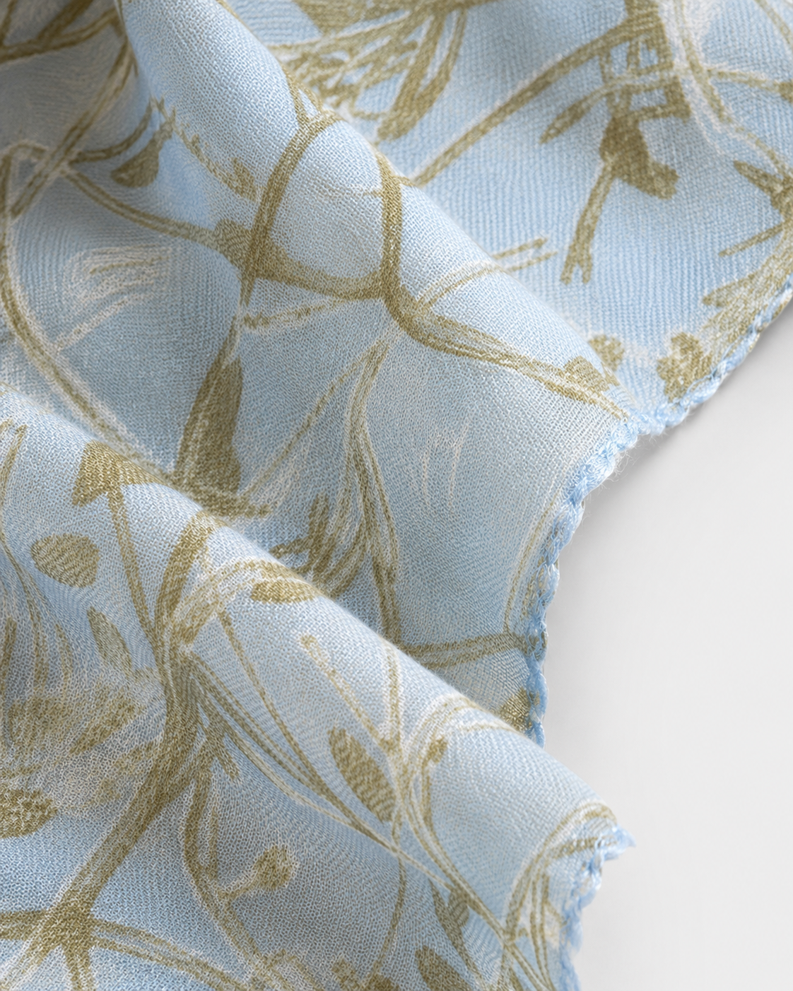 100% Cashmere Elegant Branch Soft Long Scarf