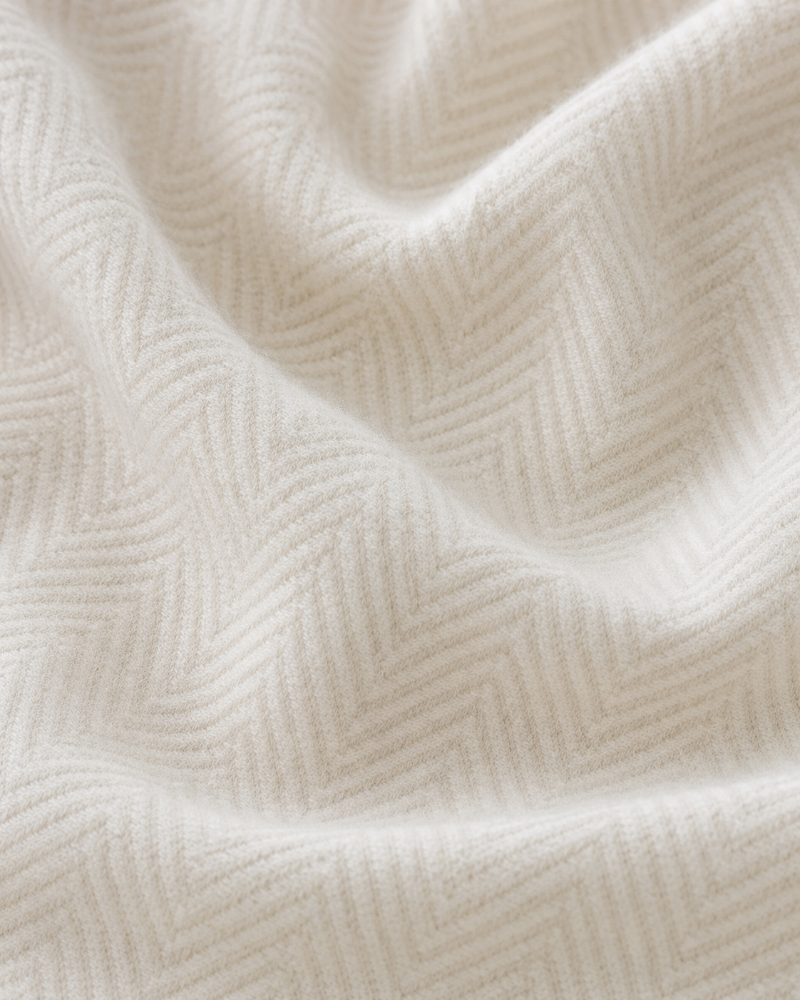 100% Cashmere Geometry Fringe Long Scarf