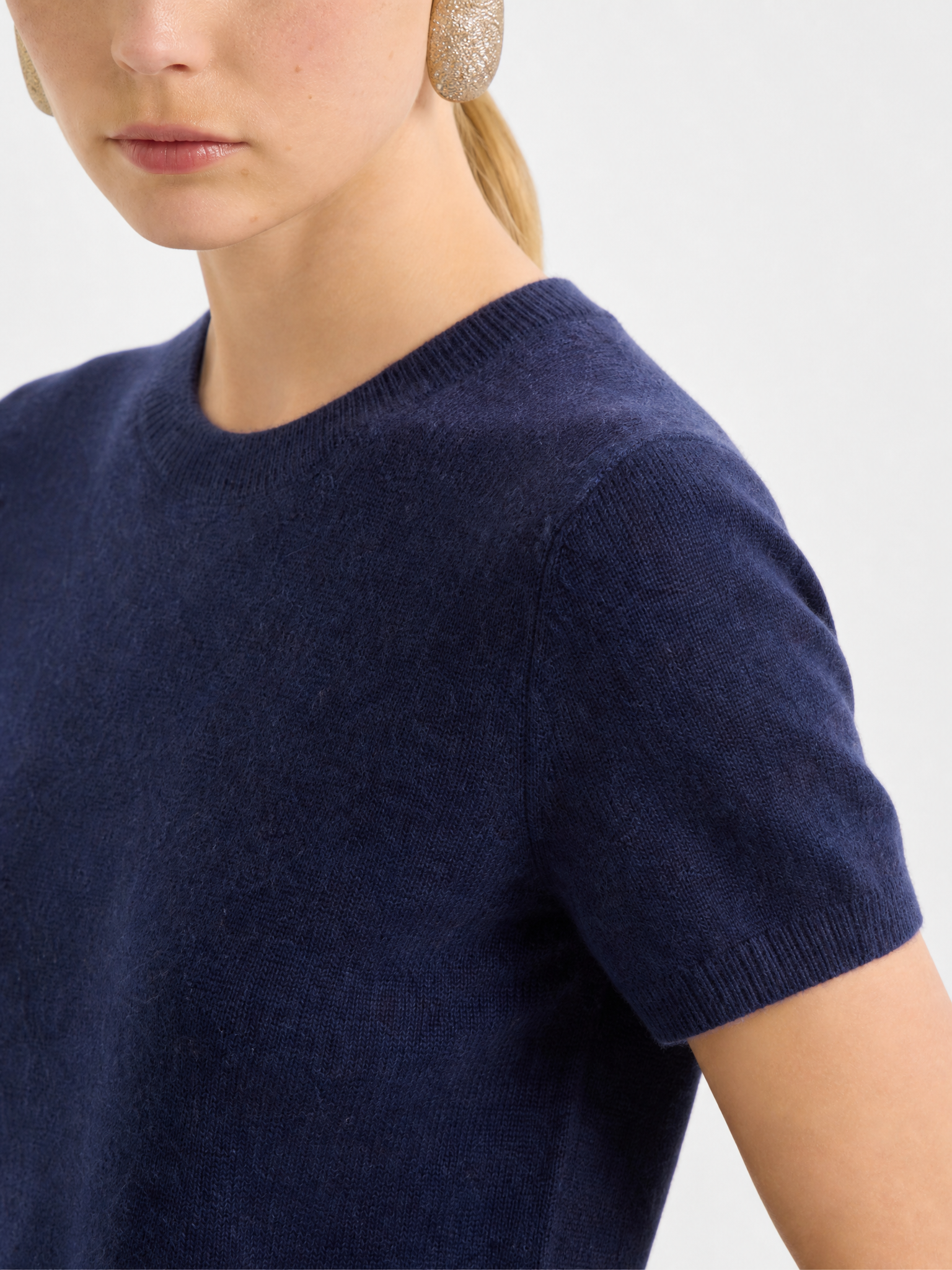 100% Mongolian Cashmere Lightweight Tee