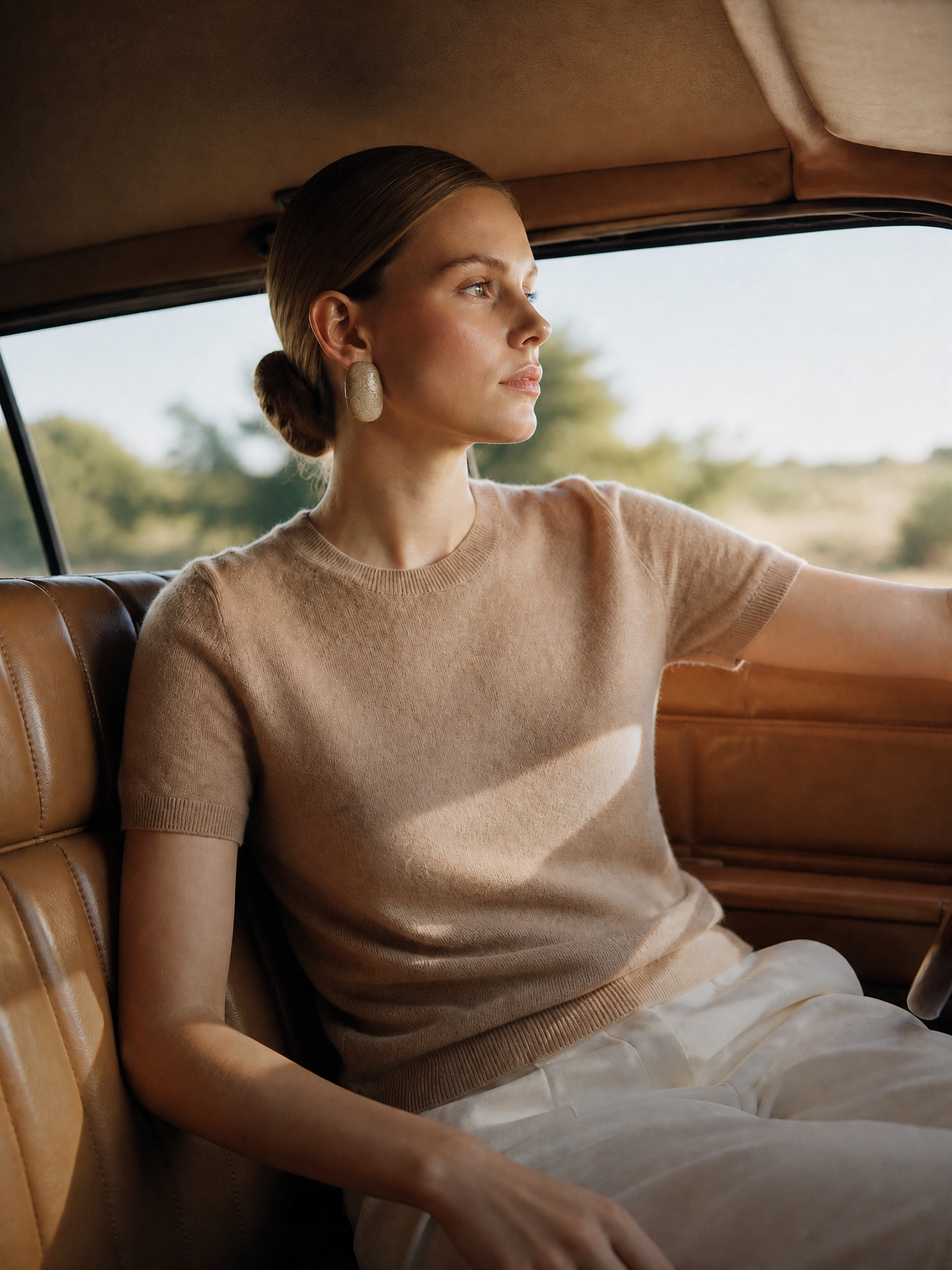 Superfine Grade-A 100% Cashmere Lightweight Breathable Knit Top