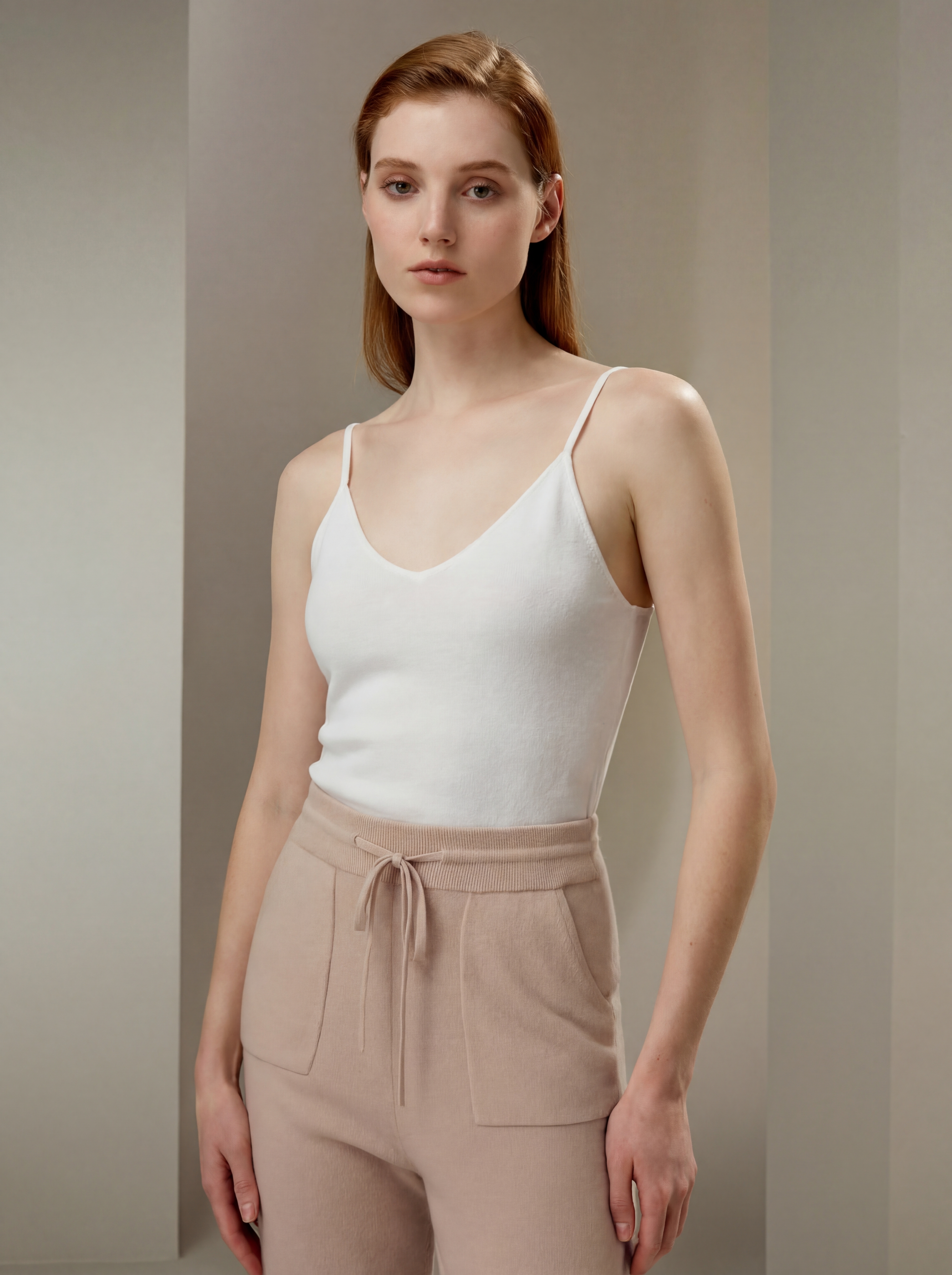 100% Cotton Sleeveless Knit Tank Top – Soft Breathable Cotton Summer Top