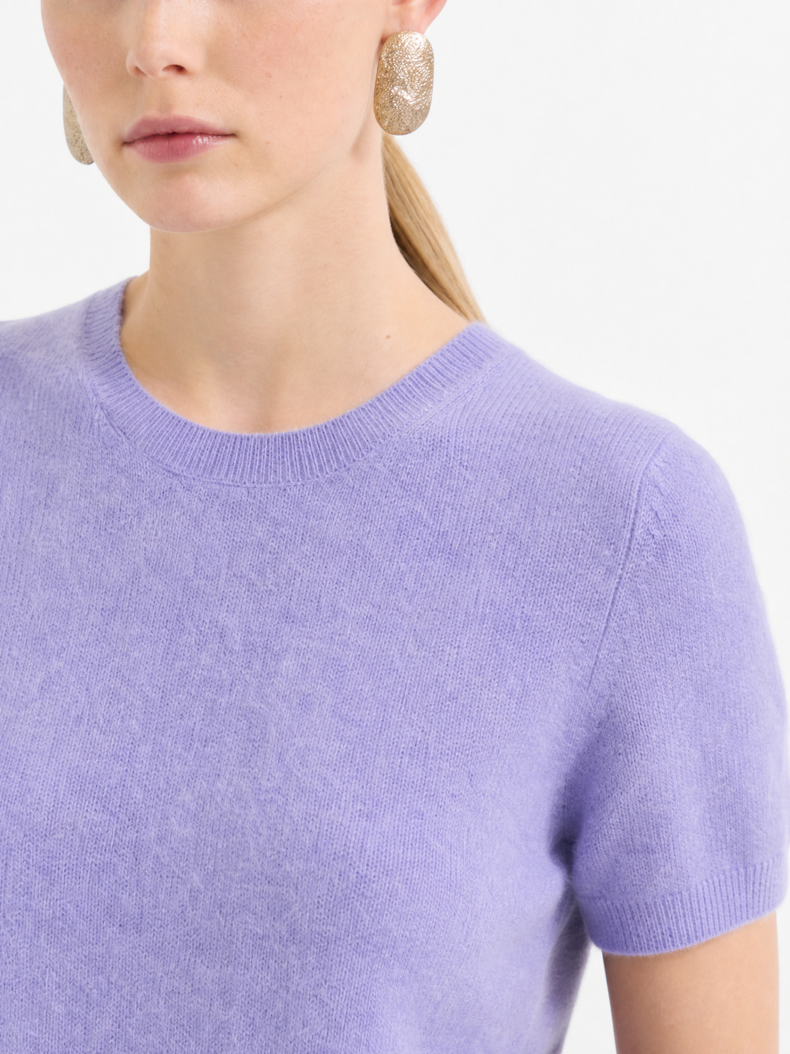 Superfine Grade-A 100% Cashmere Lightweight Breathable Knit Top