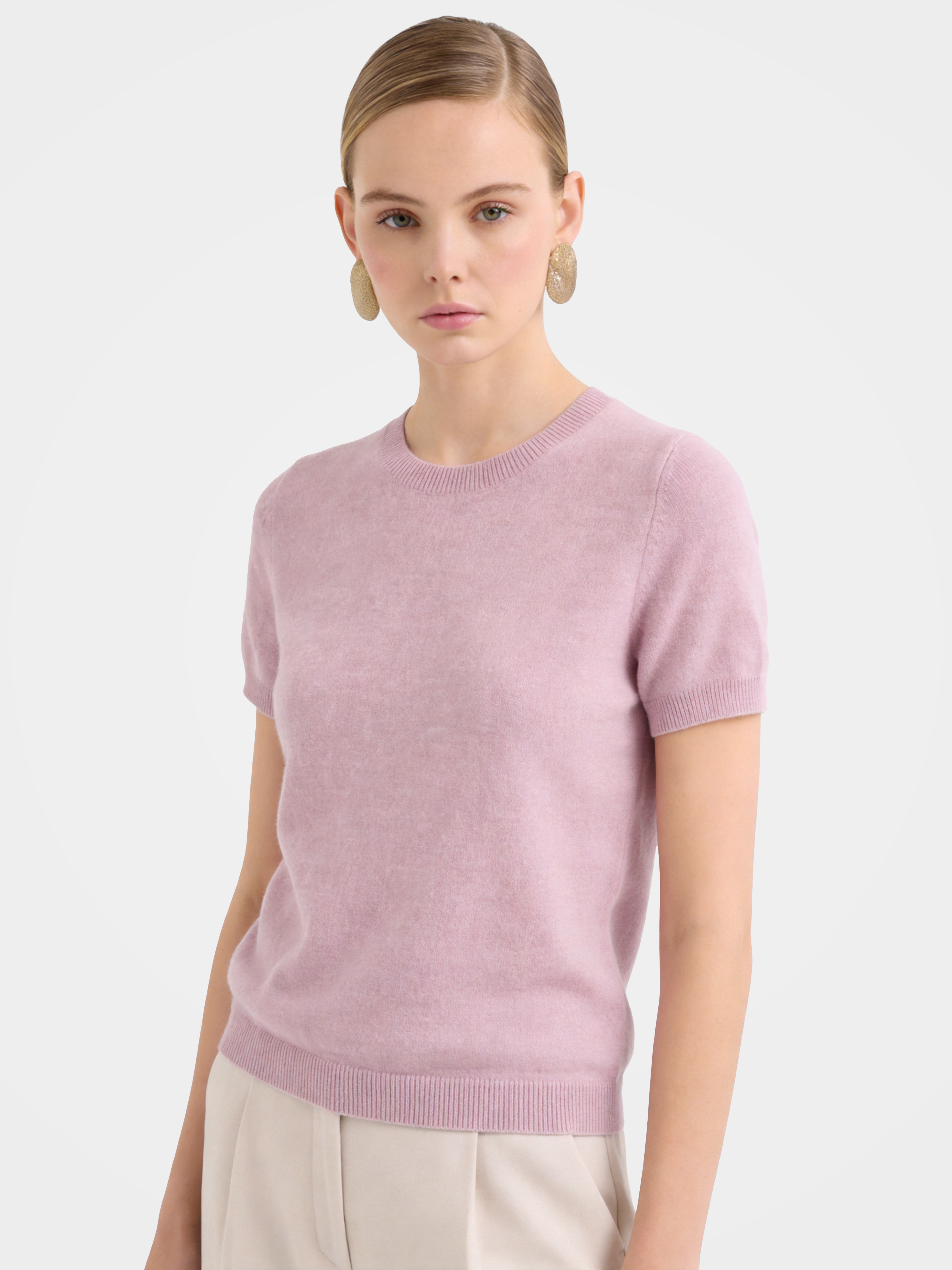 Superfine Grade-A 100% Cashmere Lightweight Breathable Knit Top
