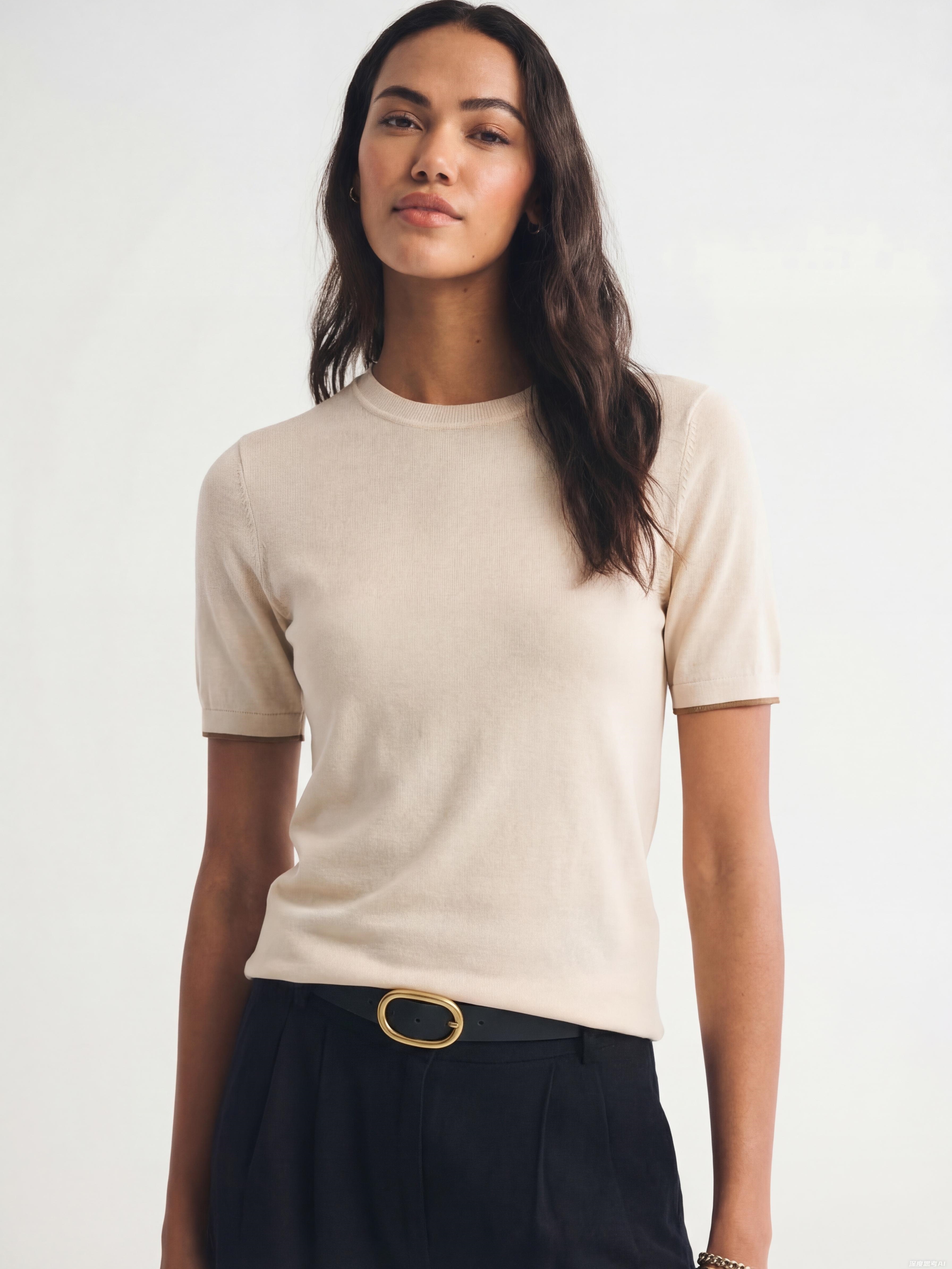 Premium Cotton Short Sleeve Knit Polo Top – Lightweight & Soft