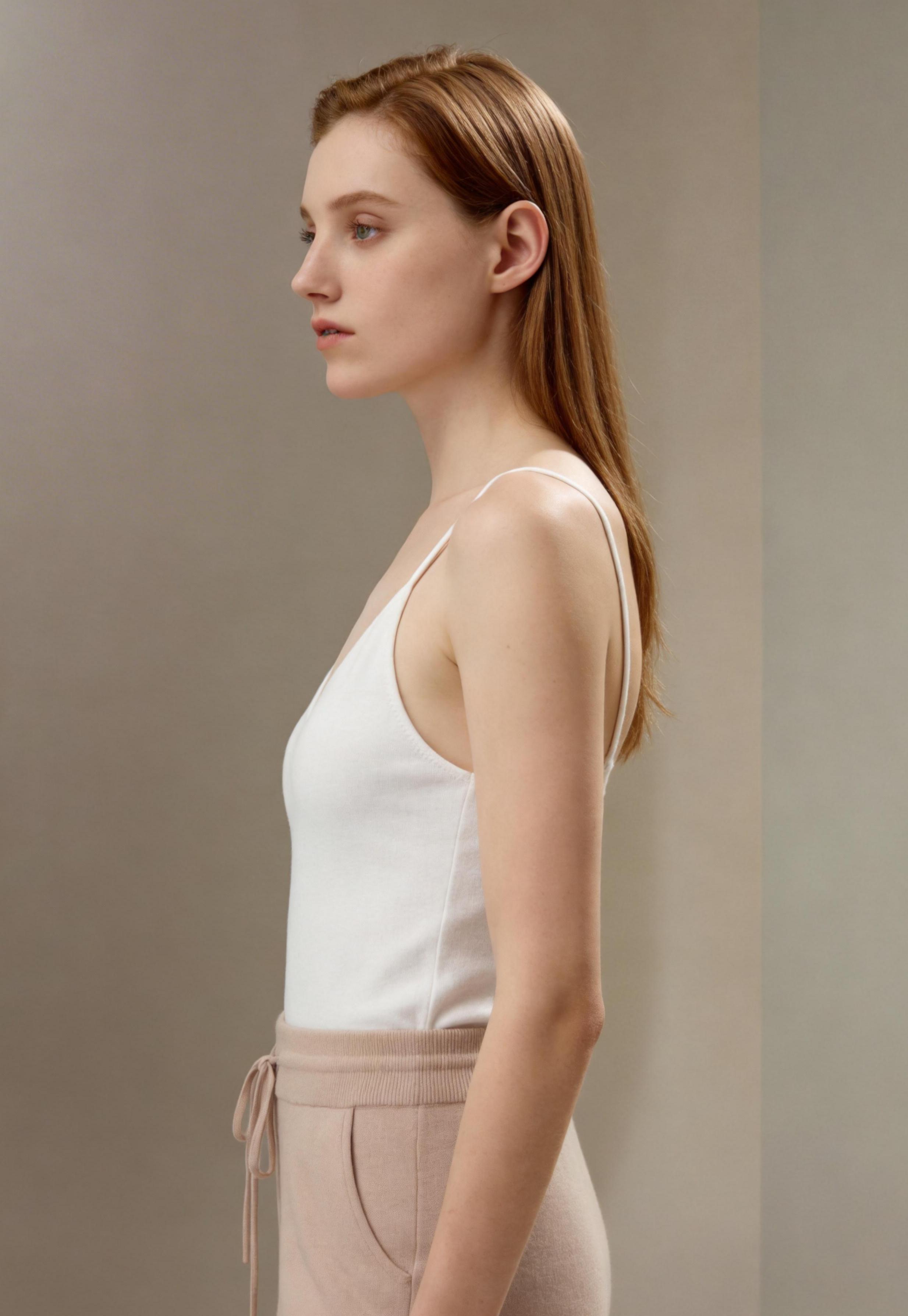 100% Cotton Sleeveless Knit Tank Top