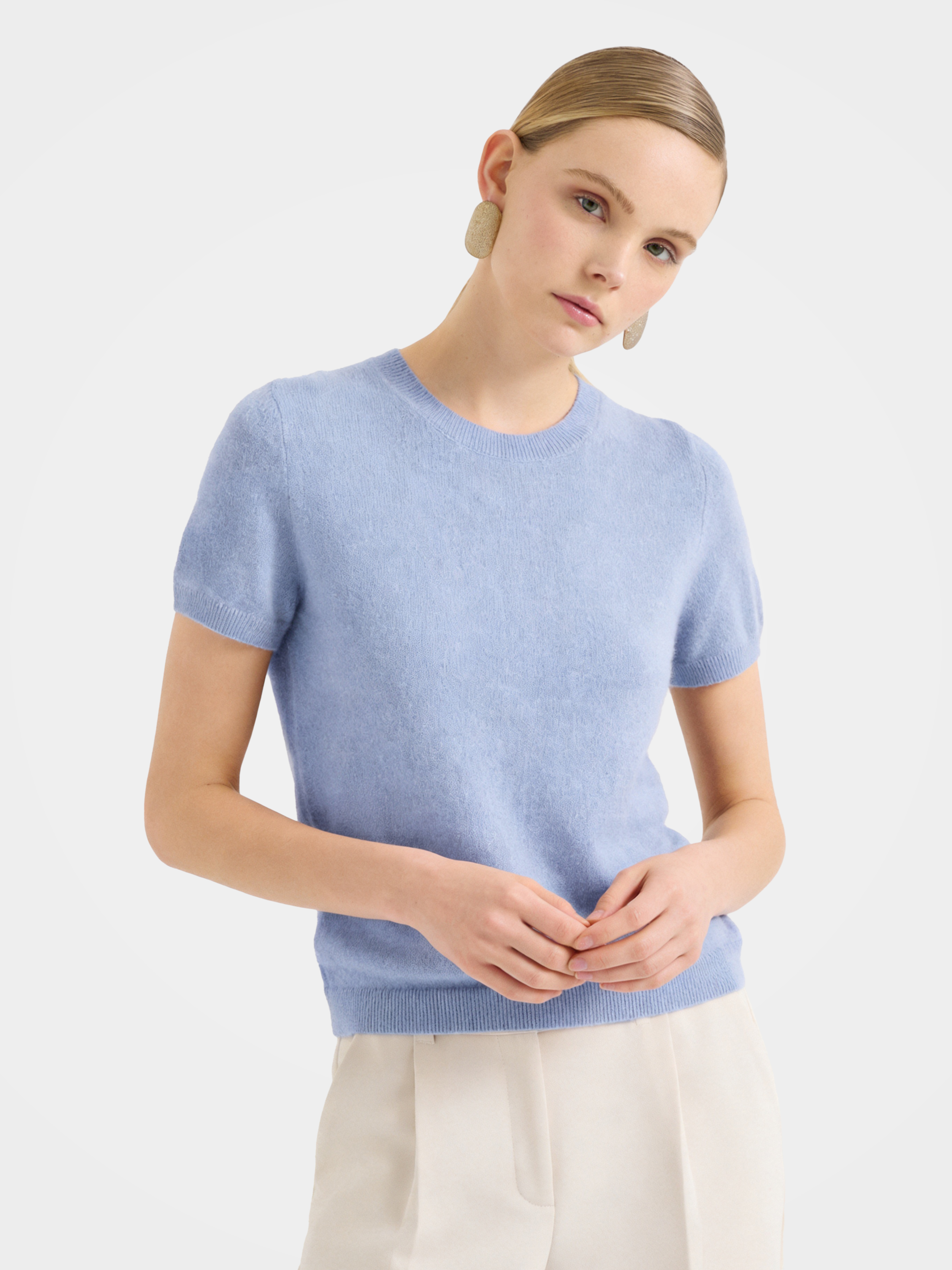 100% Mongolian Cashmere Lightweight Tee
