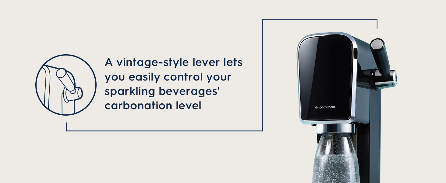 sodastream art sparkling water machine