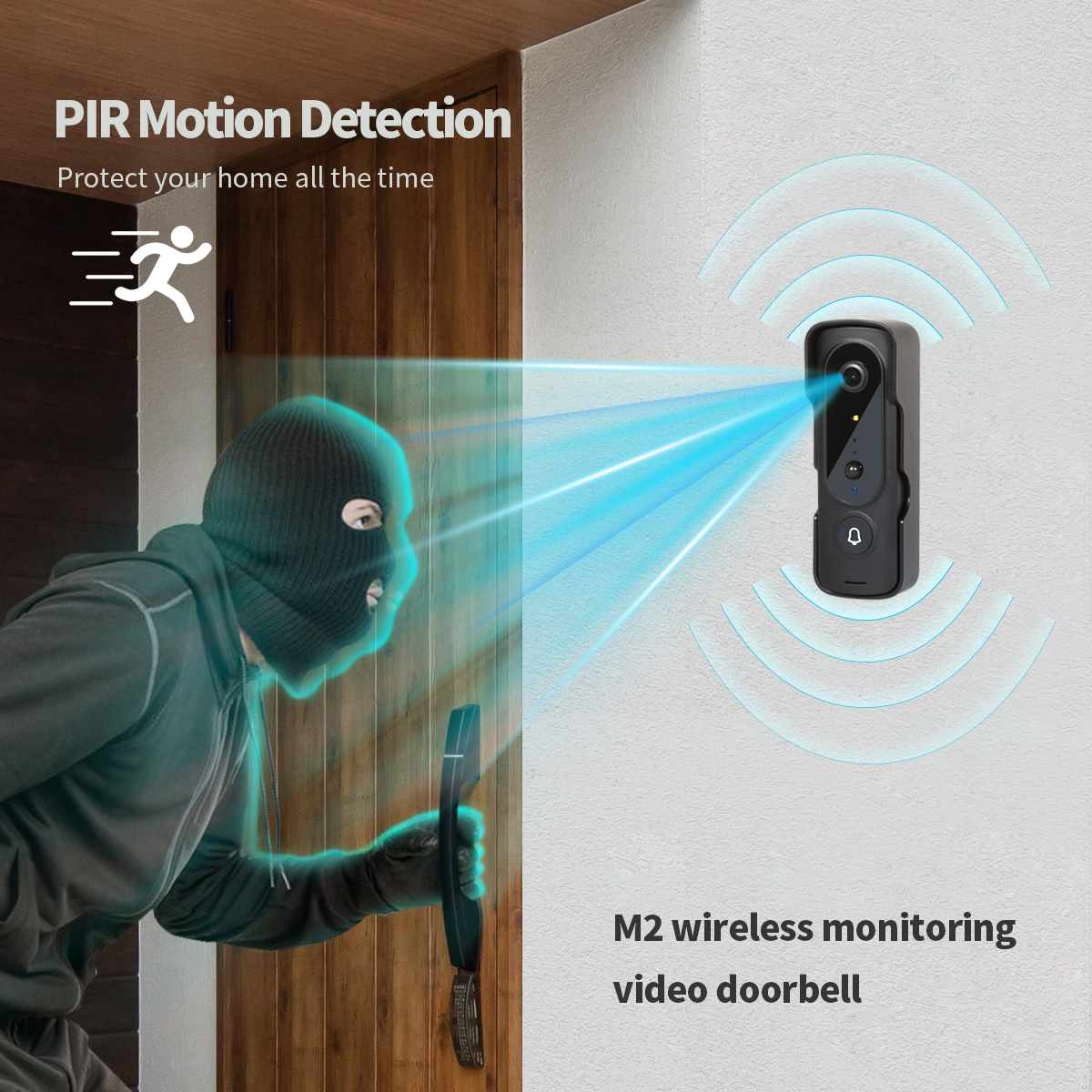 M2 Wireless Monitoring Video Doorbell