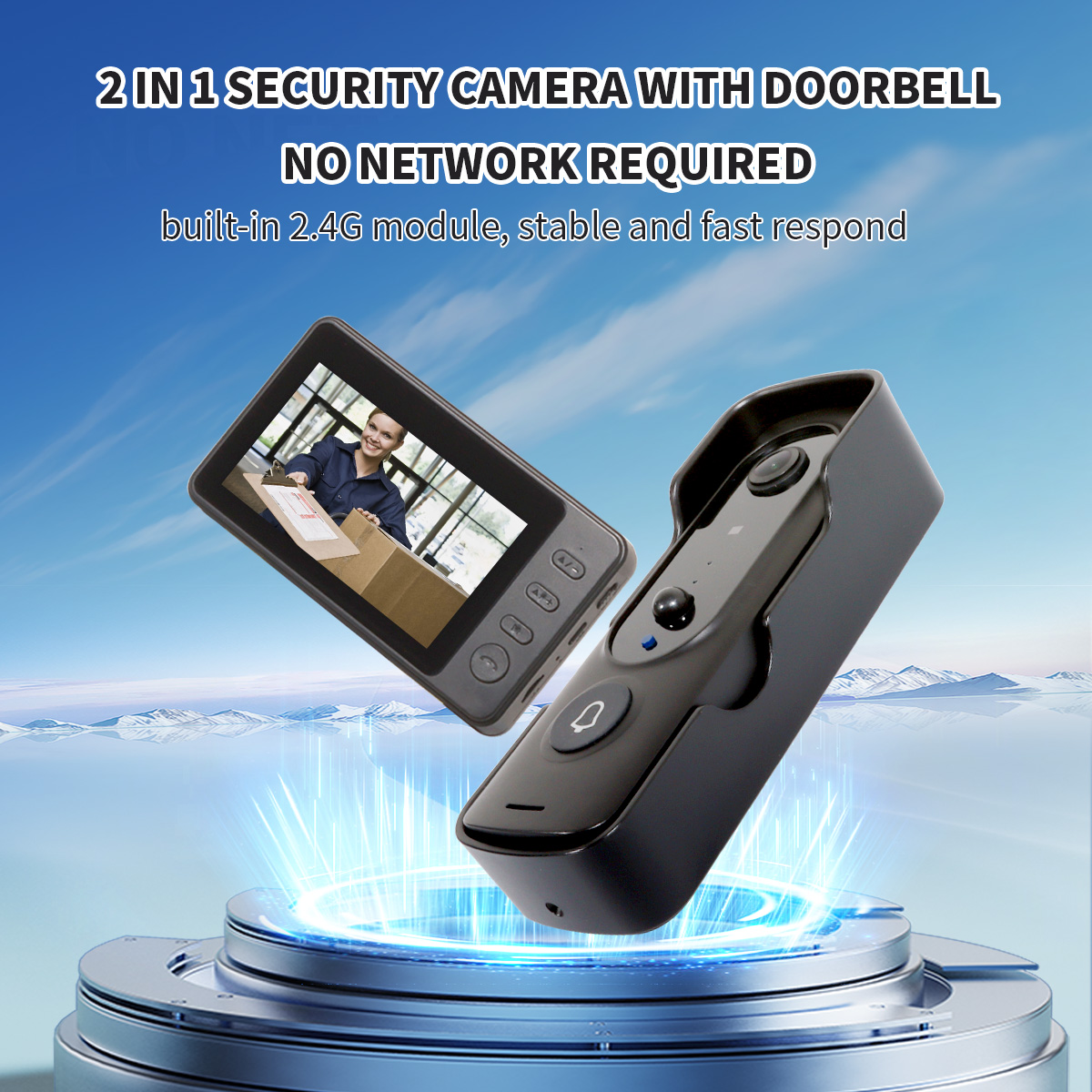M2 Wireless Monitoring Video Doorbell