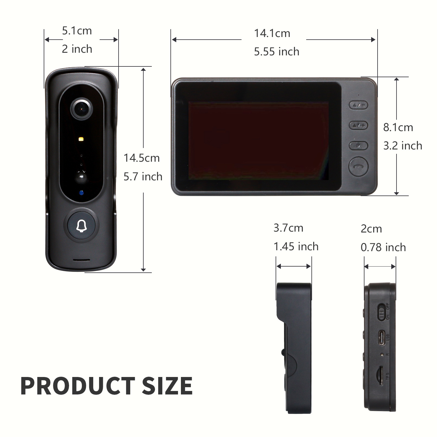 M2 Wireless Monitoring Video Doorbell