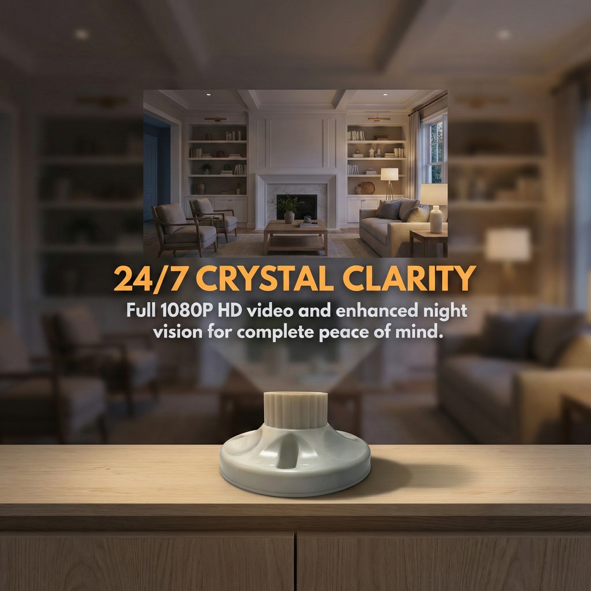 Smart Light Socket Camera Device – HD 1080P Wireless Video Recorder with WiFi, Motion Detection & Easy E27 Installation