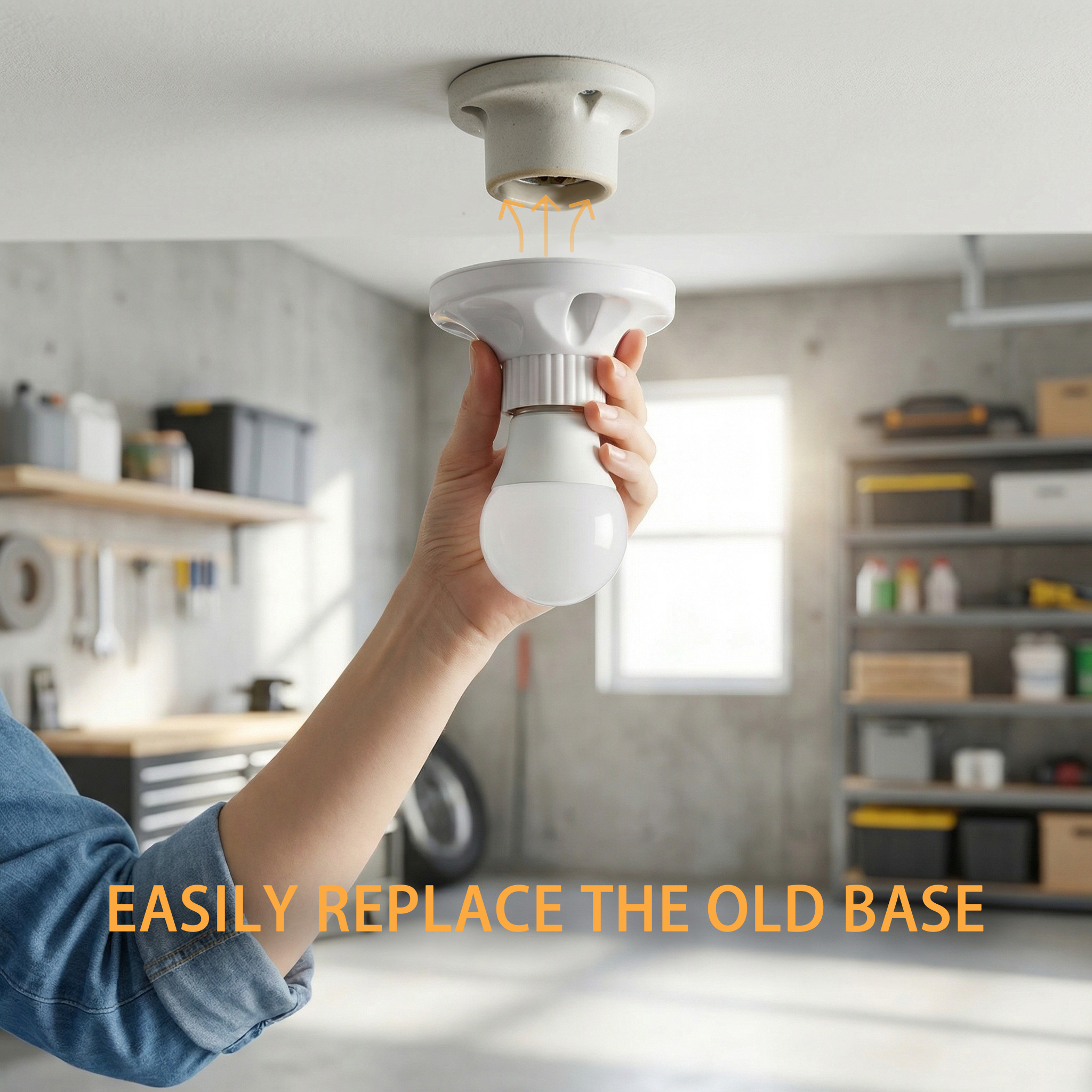 Smart Light Socket Camera Device – HD 1080P Wireless Video Recorder with WiFi, Motion Detection & Easy E27 Installation