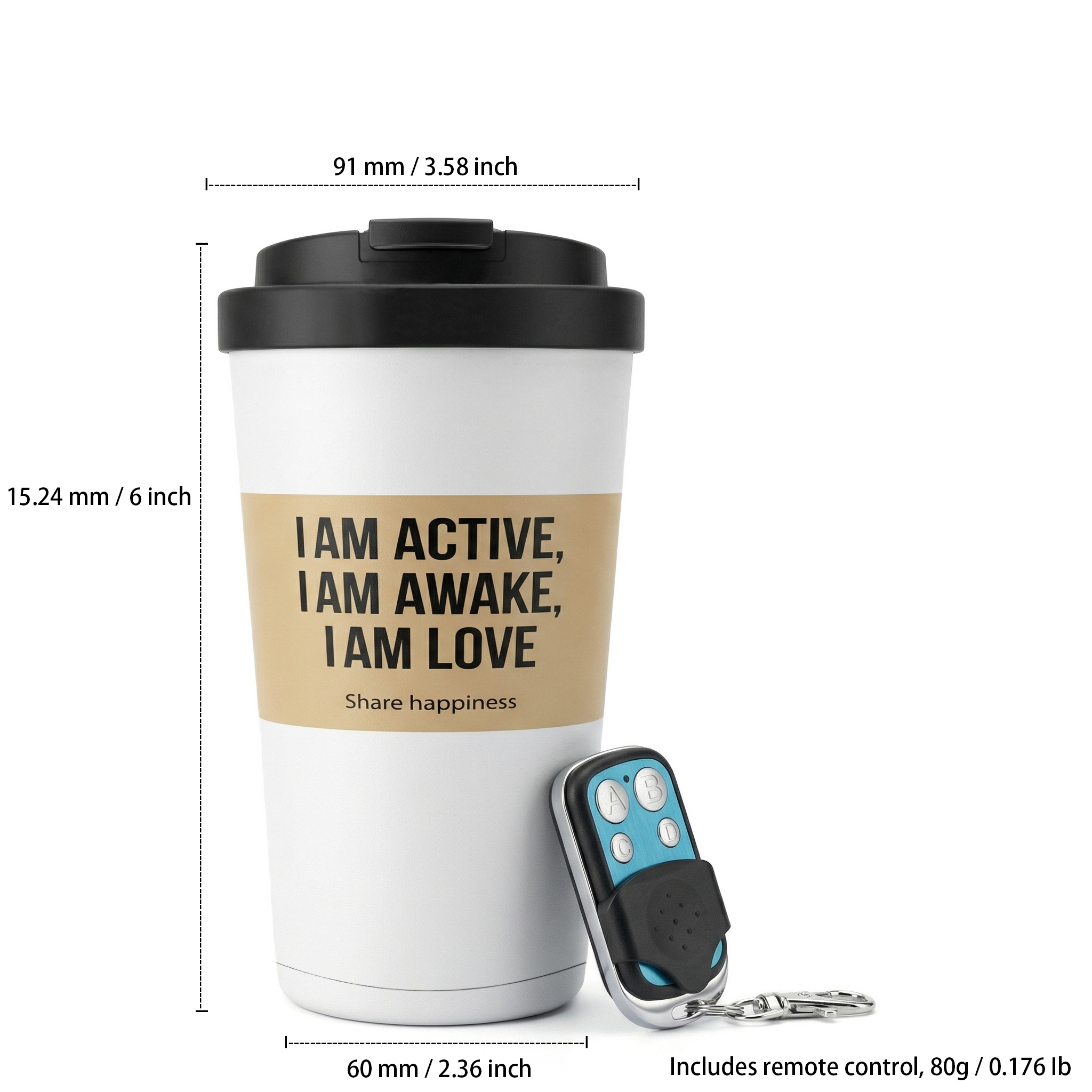 Smart Coffee Cup Camera – 1080P HD Wireless Recording with Long Battery Life & Motion Detection