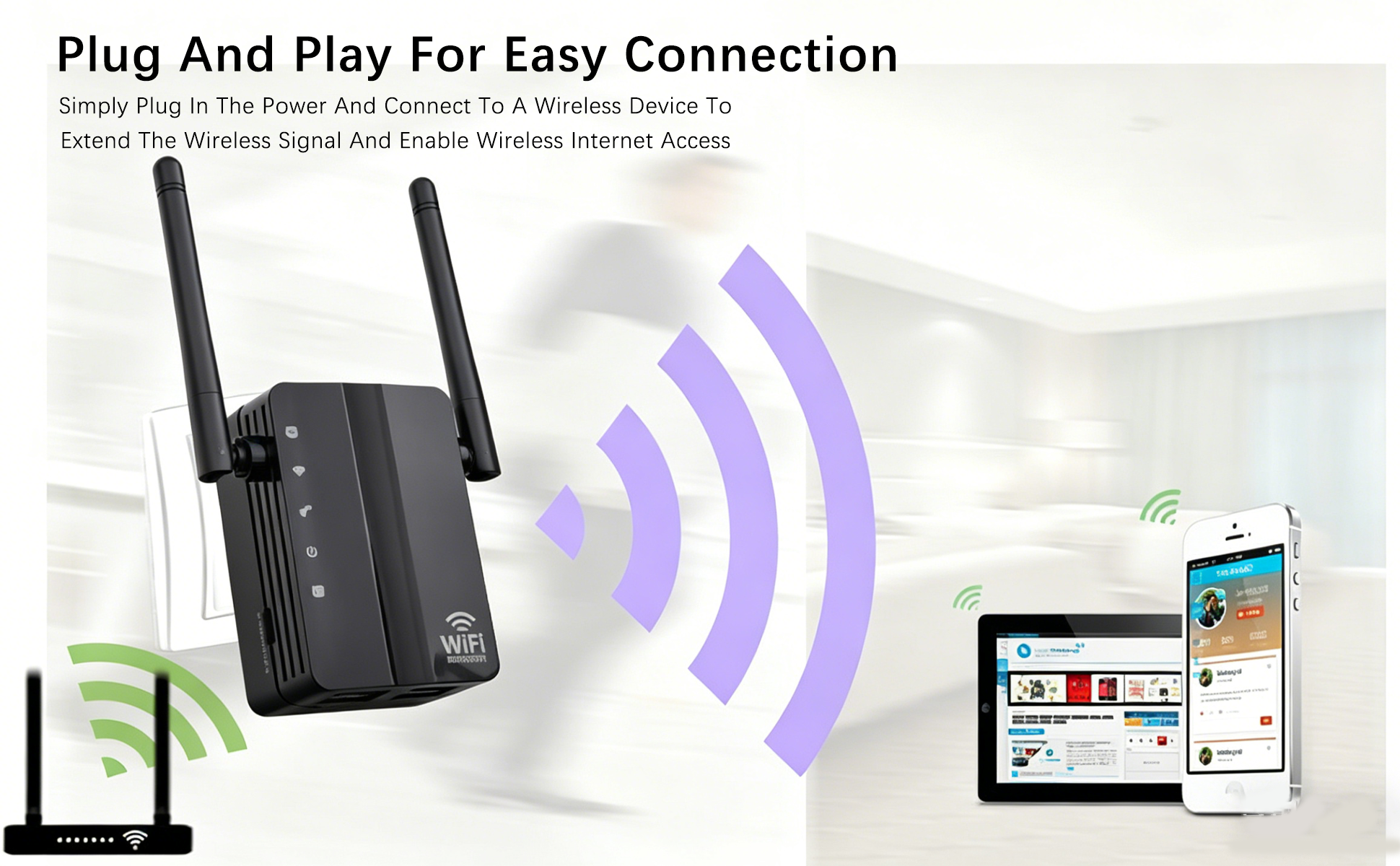 Router Hidden Camera – Wireless WiFi, Real-Time Monitoring, Home & Office