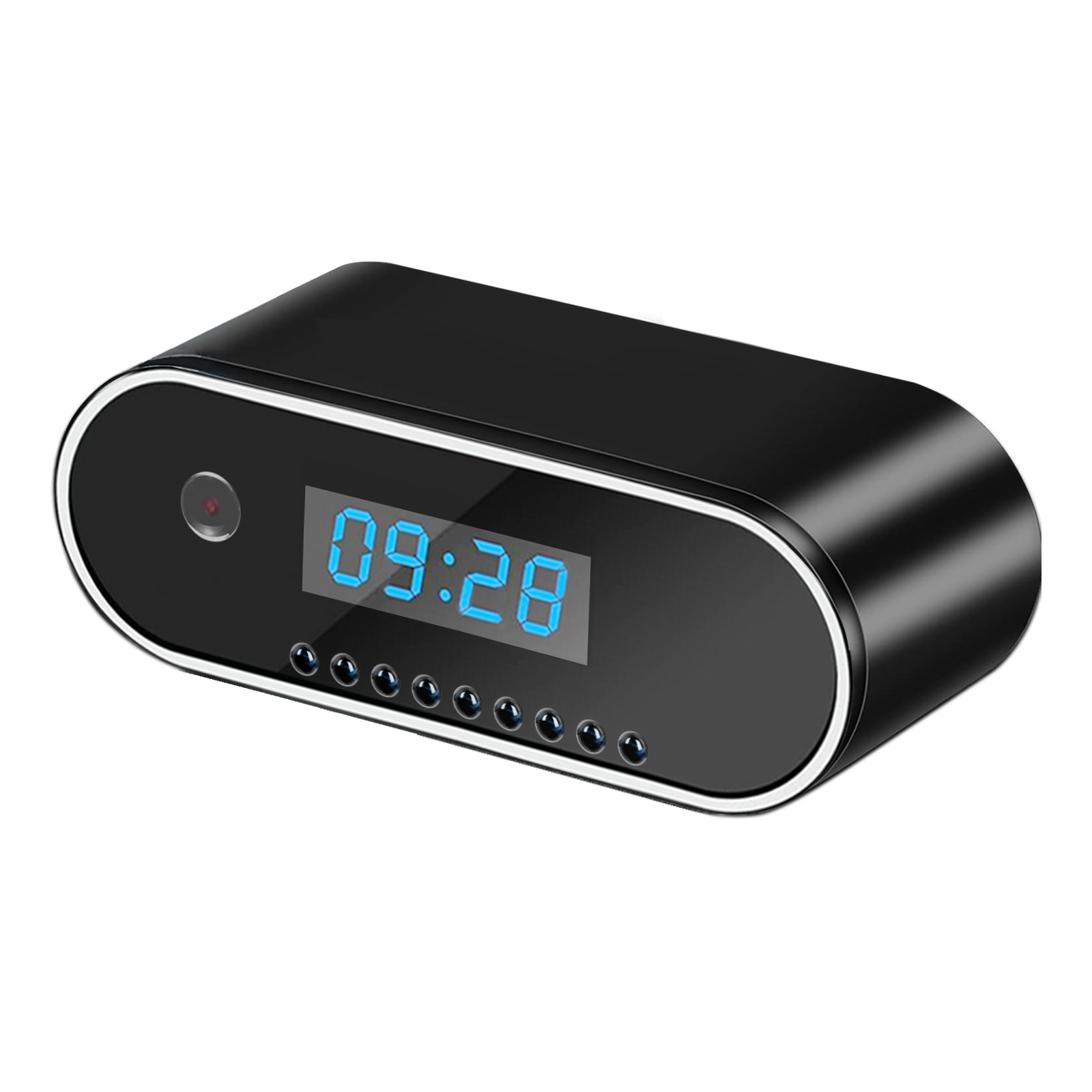 1080P WiFi Mini Security Camera with Motion Detection, Infrared Night Vision, Remote App Monitoring, TF Card Recording and 24/7 Home Protection