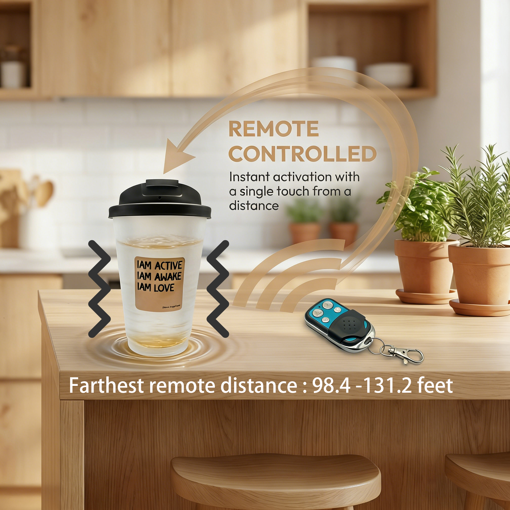 Smart Coffee Cup Camera – 1080P HD Wireless Recording with Long Battery Life & Motion Detection