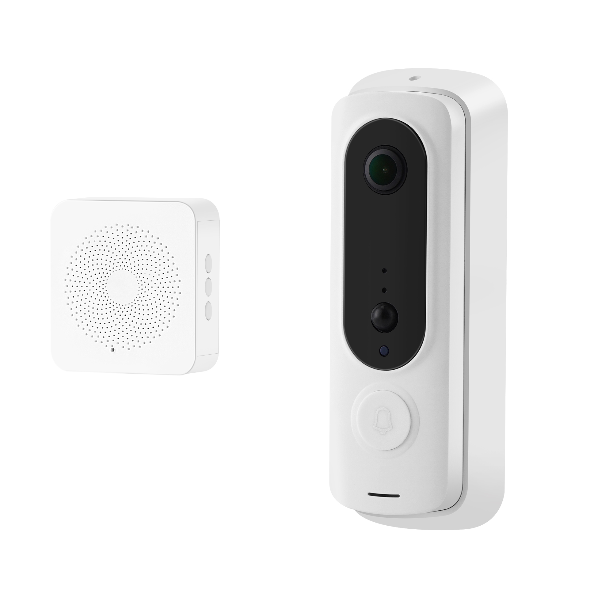Wireless Smart Video Doorbell Camera with AI Human Detection, Two-Way Audio, PIR Motion Alert & Free Cloud Storage