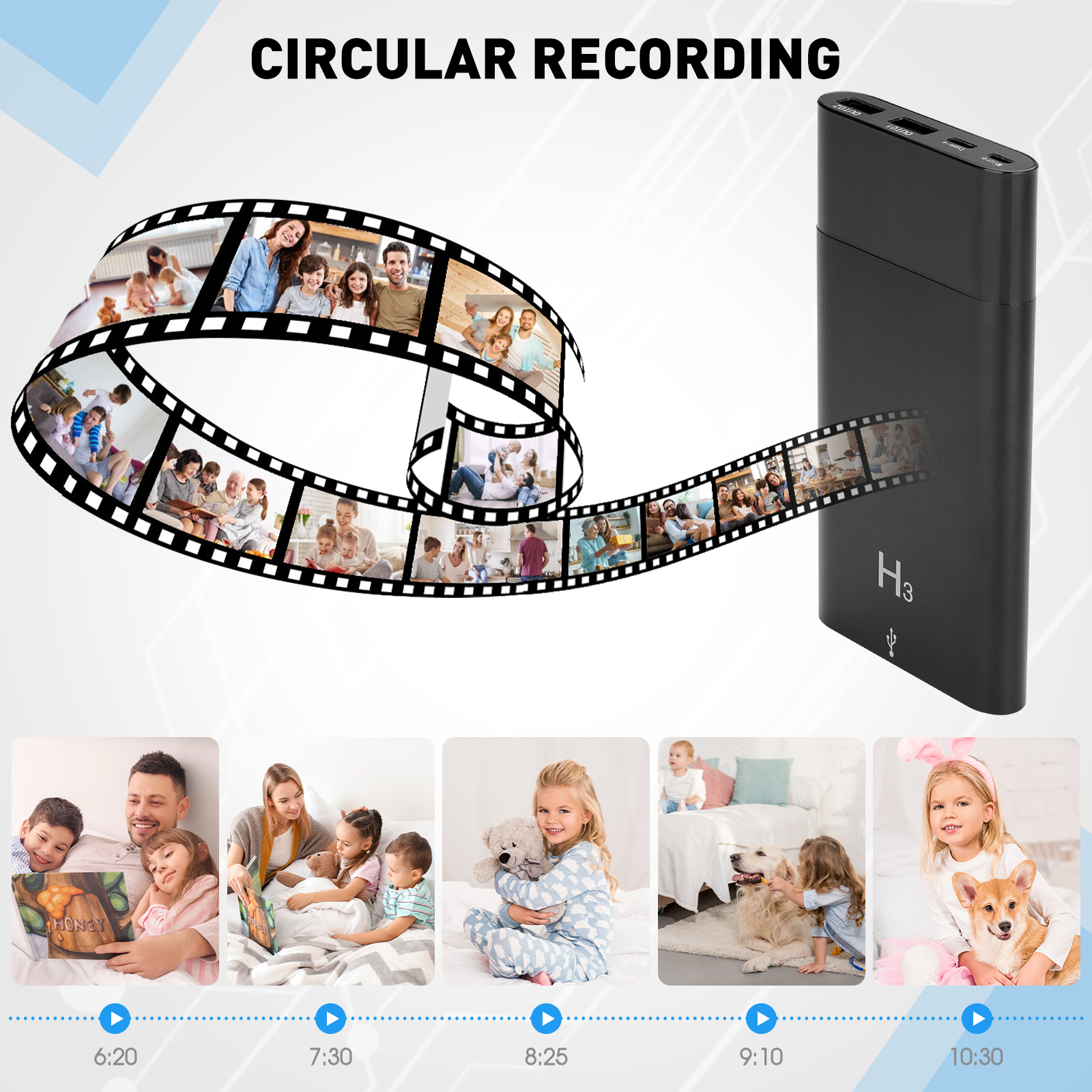 USB Power Bank Hidden Camera 4K HD Night Vision Surveillance Camera