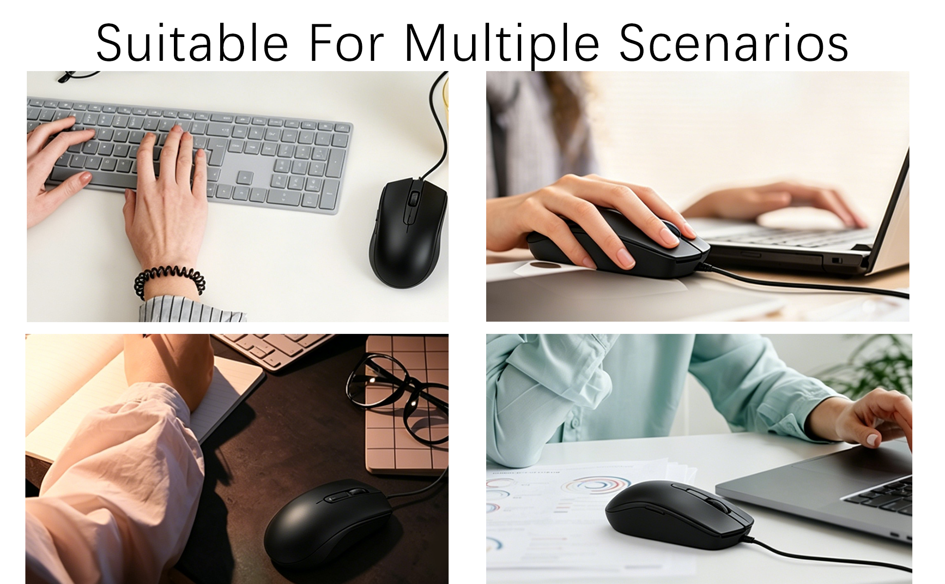2-in-1 Surveillance Mouse – Hidden Camera with Loop Recording | Low-Key Design for Office, Home & Travel