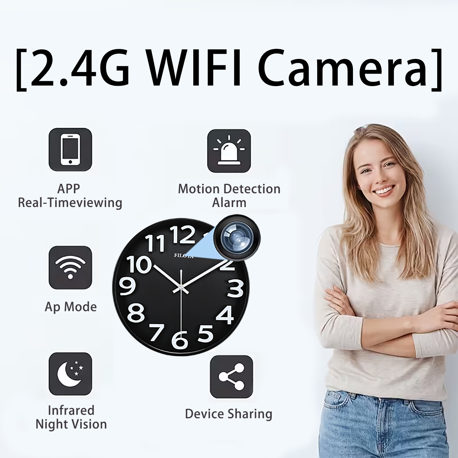 2.4G WIFI Camera