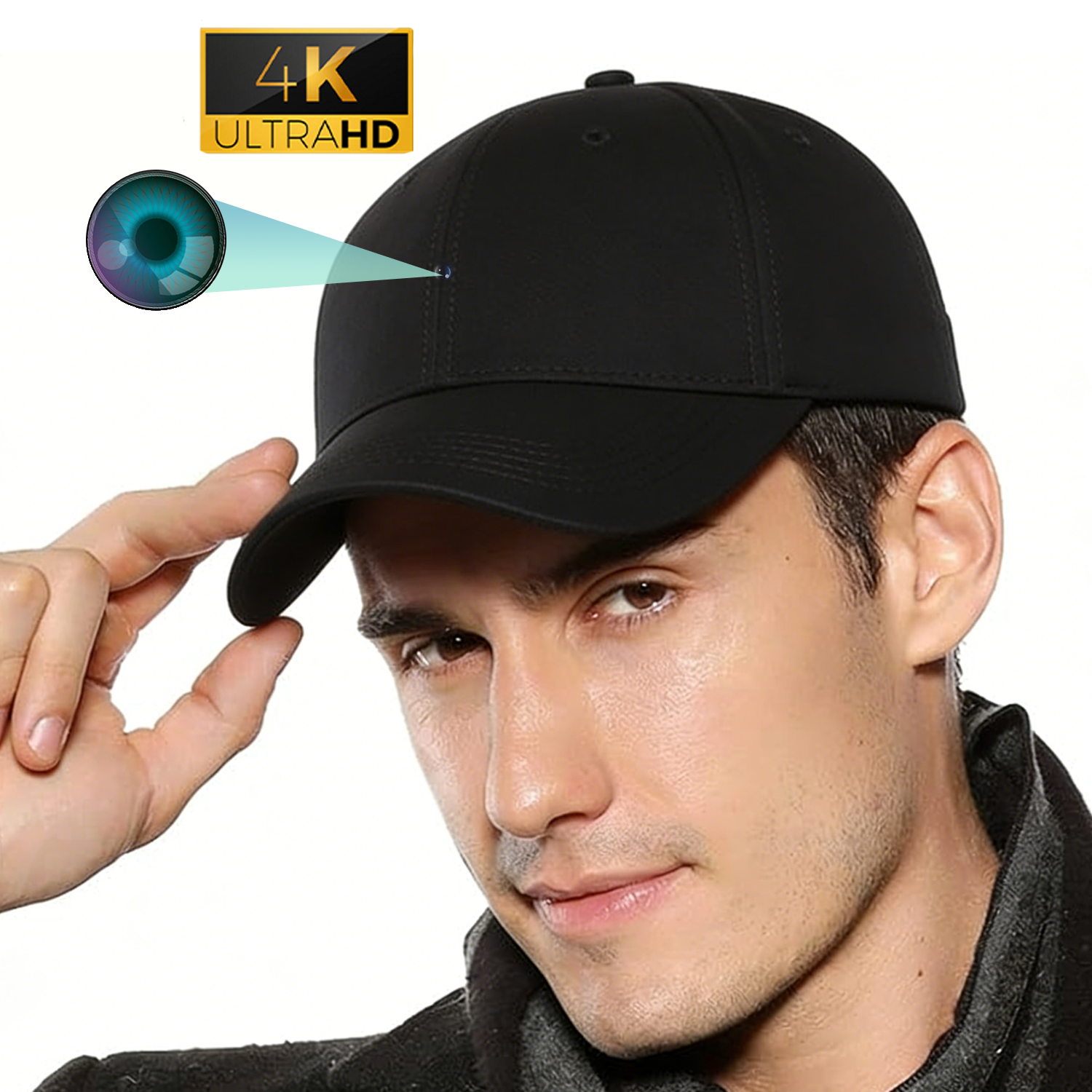 2-in-1 Sunglasses with Hidden Camera 1080p HD Recording + UV Protection for Cycling, Travel & Outdoor Adventure