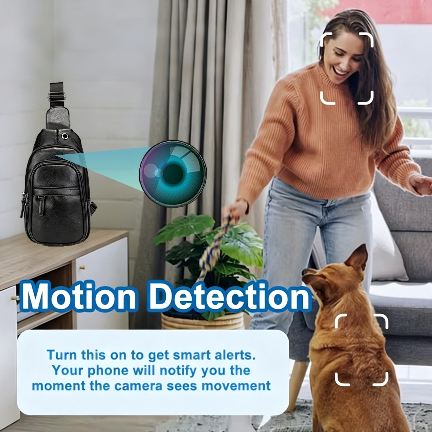 Backpack Hidden Camera – Motion Detection & Real-Time Activity Alerts | Record Life Discreetly
