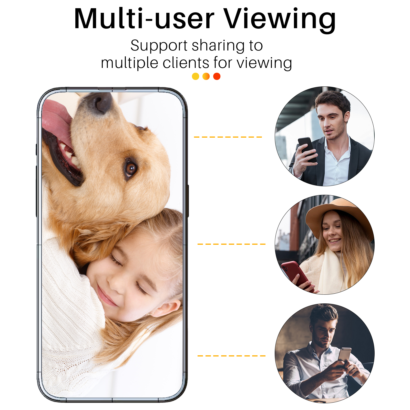 Teddy Bear Smart Camera, Rechargeable Home Monitoring Camera with Motion Detection