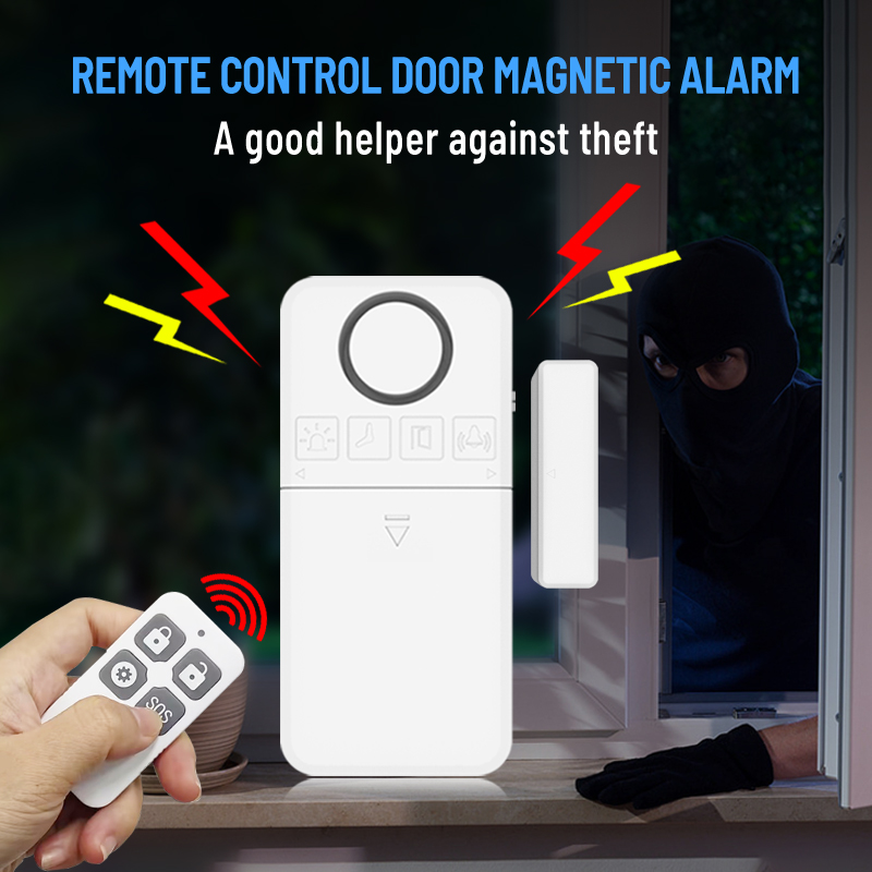 Remote Control Door Magnetic Alarm with SOS Feature
