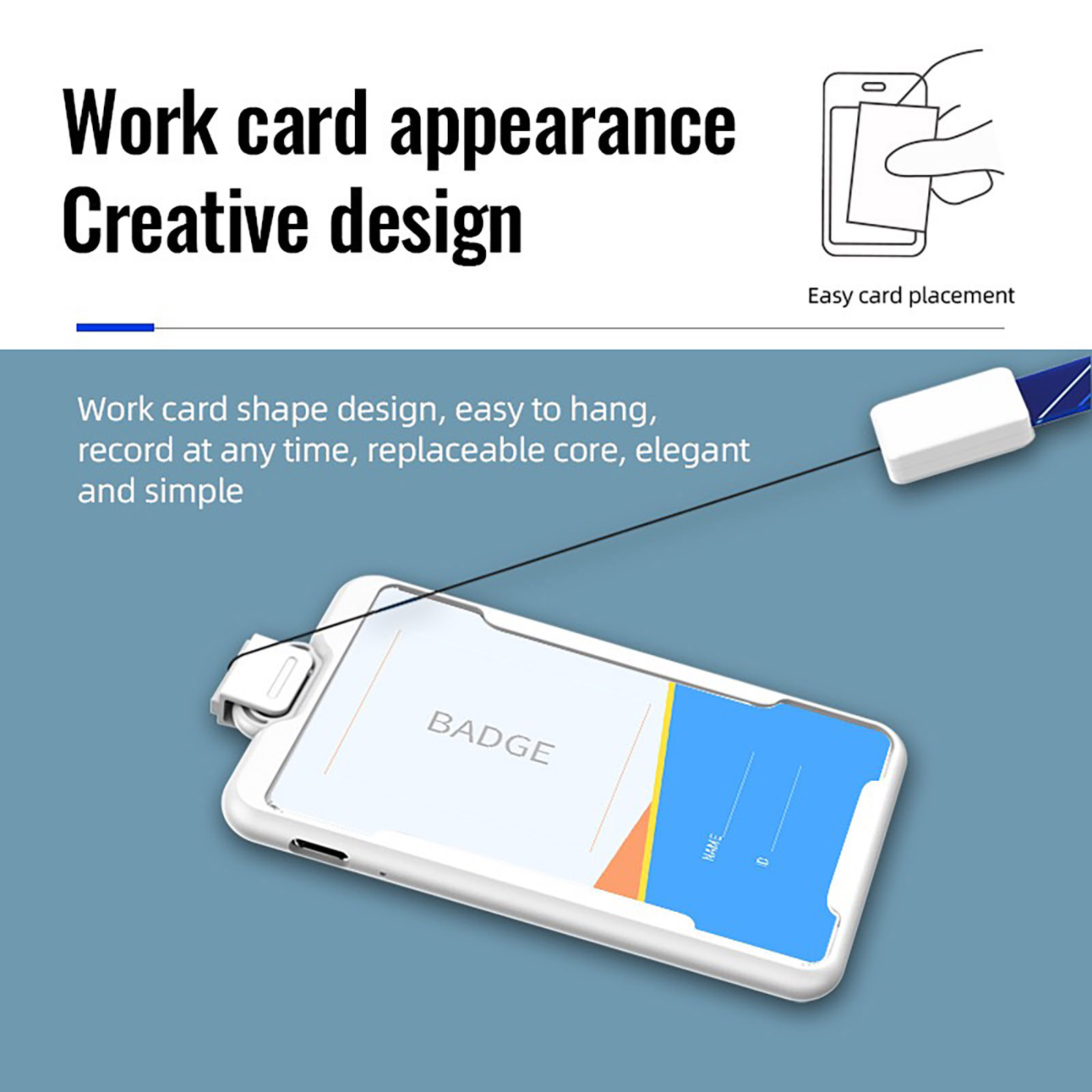 Smart ID Card Voice Recorder – Ultra Thin Portable Audio Recorder with One-Touch Recording & Timestamp Function