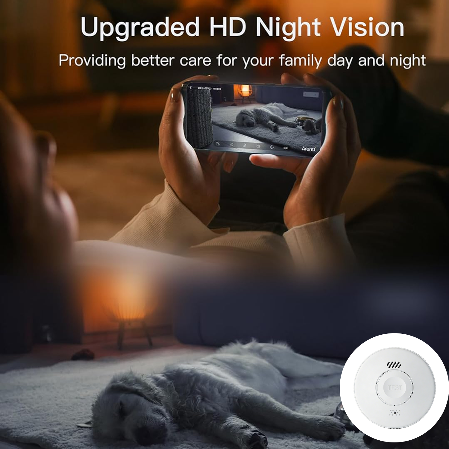 2-in-1Smoke & Security Camera