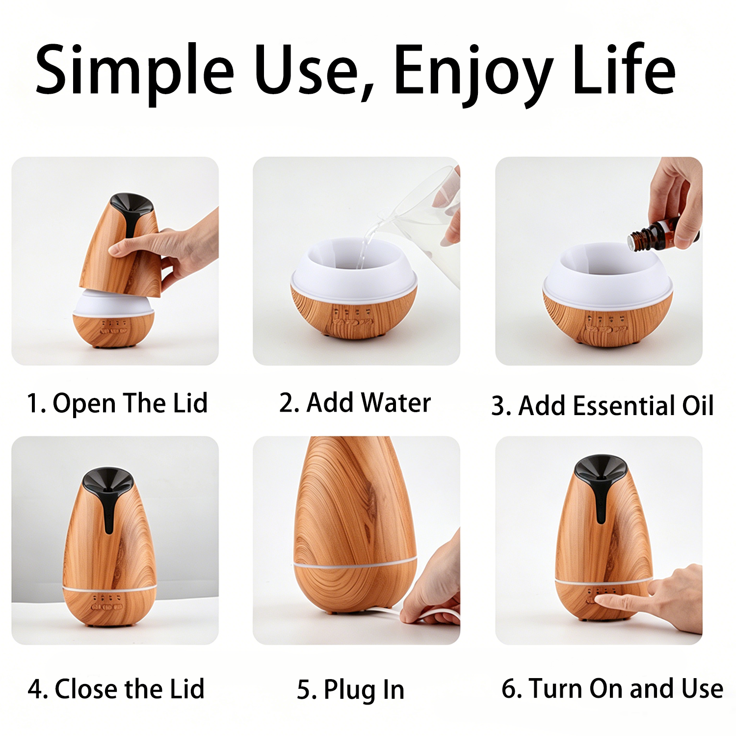 TimerAroma Cam – 1H/3H/6H Scent + 1080P Camera