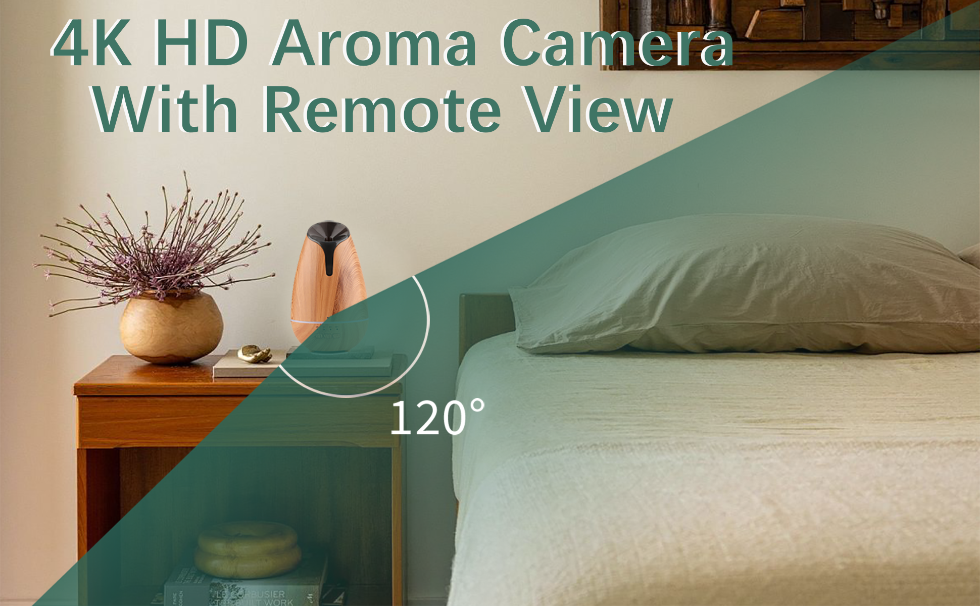 TimerAroma Cam – 1H/3H/6H Scent + 1080P Camera