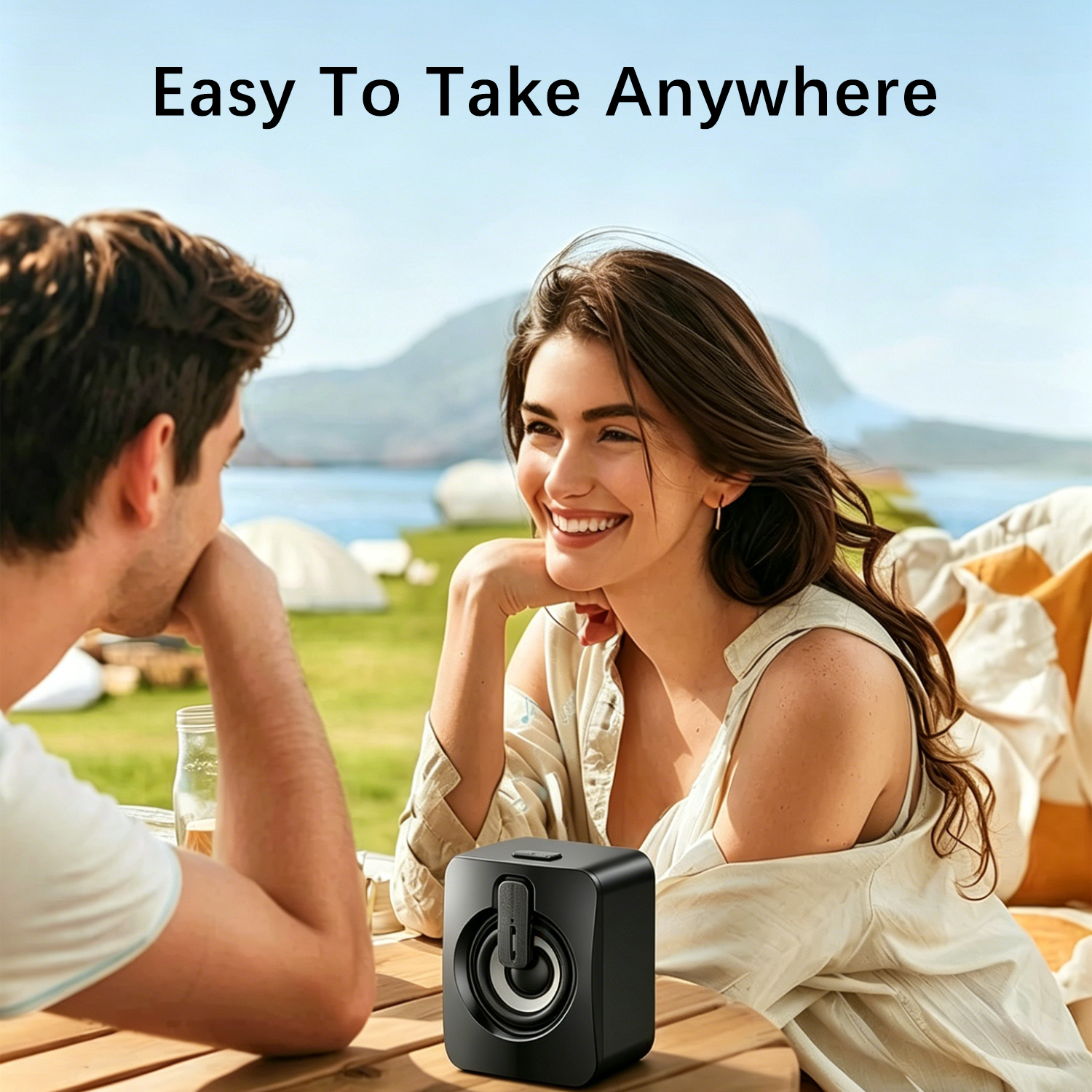 2-in-1 Soundbar Speaker Hidden Camera – 24/7 Remote View, Motion & Sound Detection
