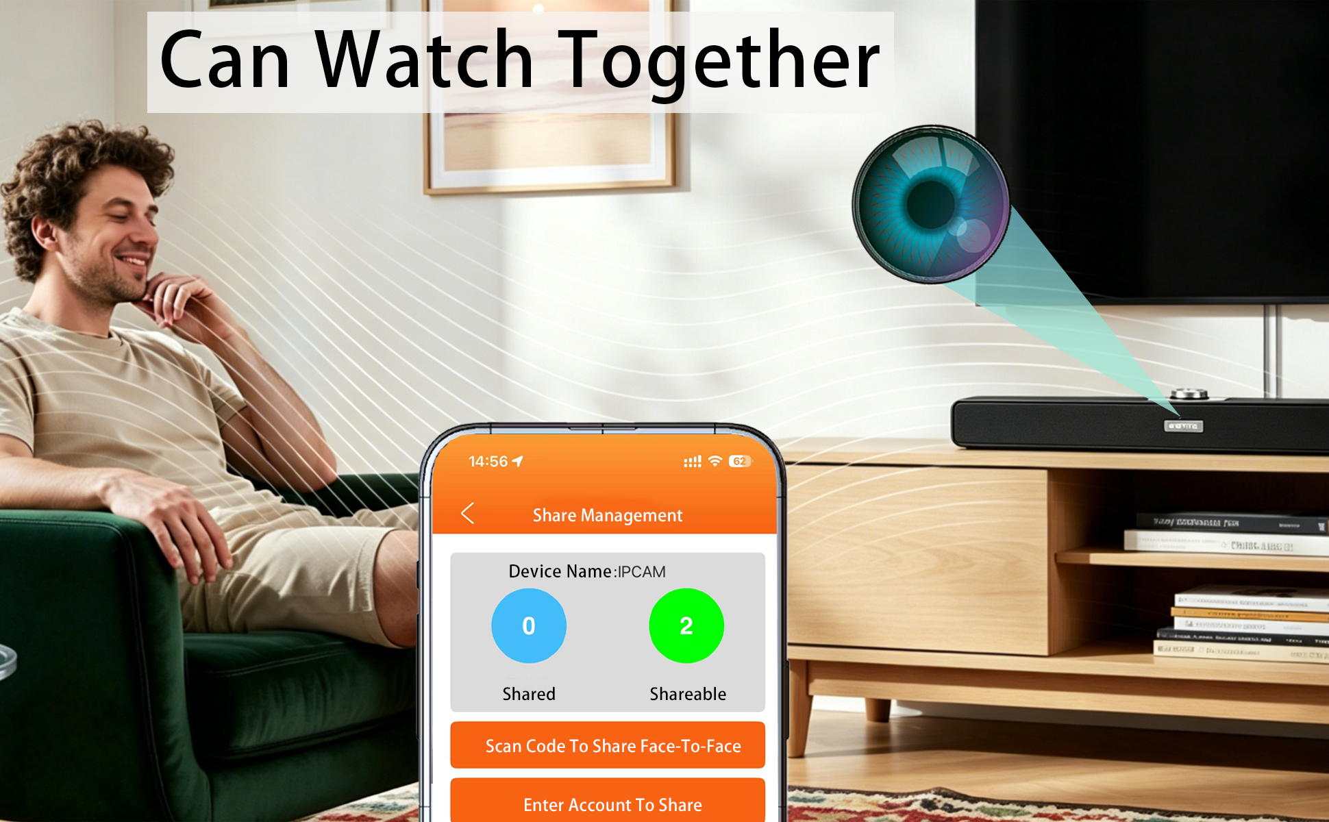 2-in-1 Soundbar Speaker Hidden Camera – 24/7 Remote View, Motion & Sound Detection
