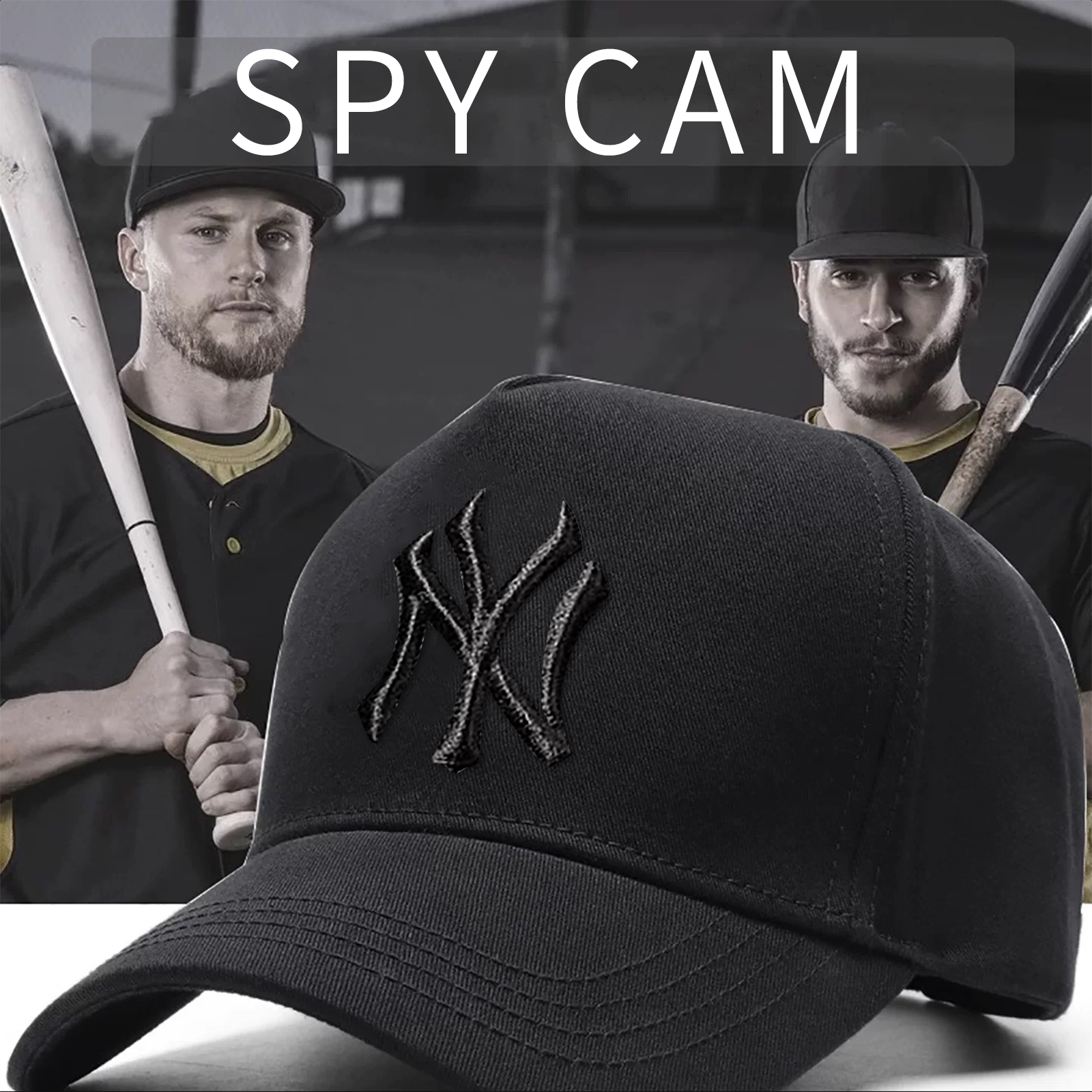 1080P HD Smart Camera Cap with Night Vision, WiFi App Control & Motion Detection