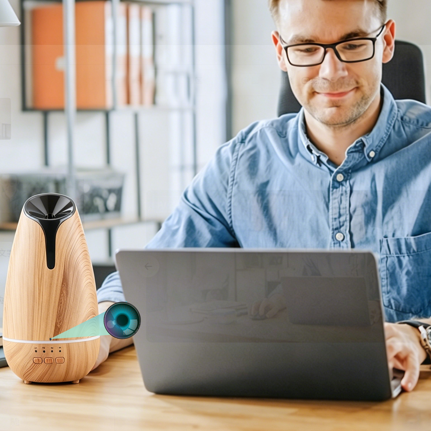TimerAroma Cam – 1H/3H/6H Scent + 1080P Camera