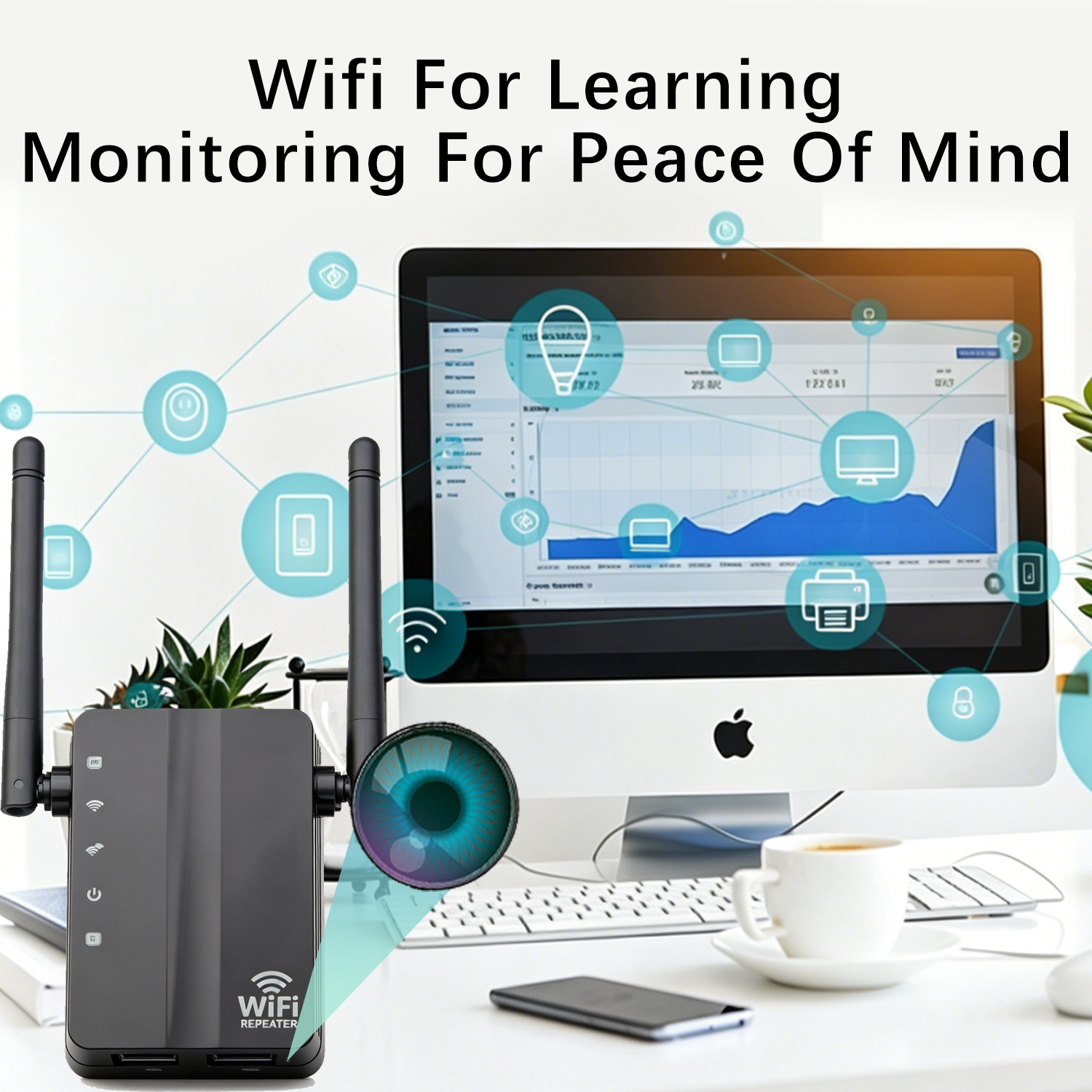 Router Hidden Camera – Wireless WiFi, Real-Time Monitoring, Home & Office
