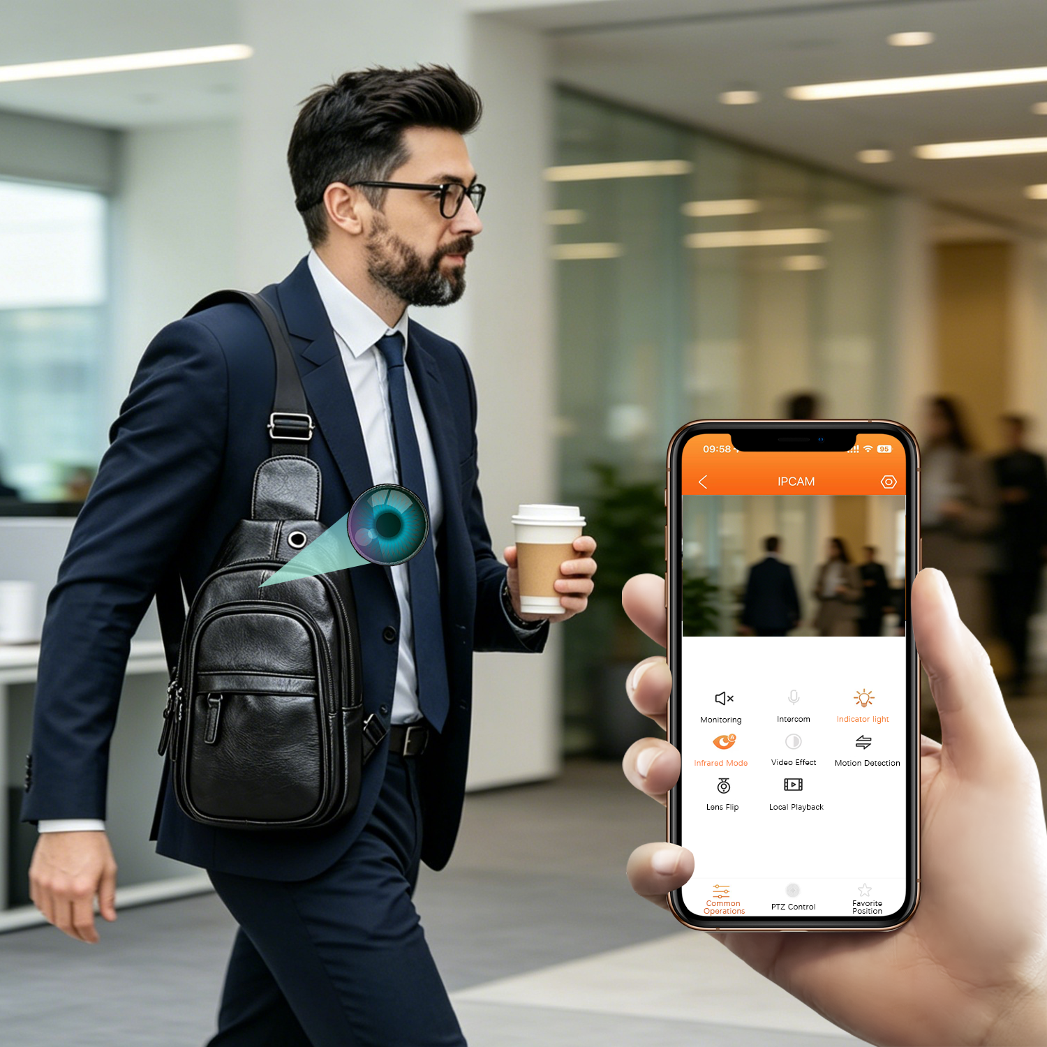 Backpack Hidden Camera – Motion Detection & Real-Time Activity Alerts | Record Life Discreetly