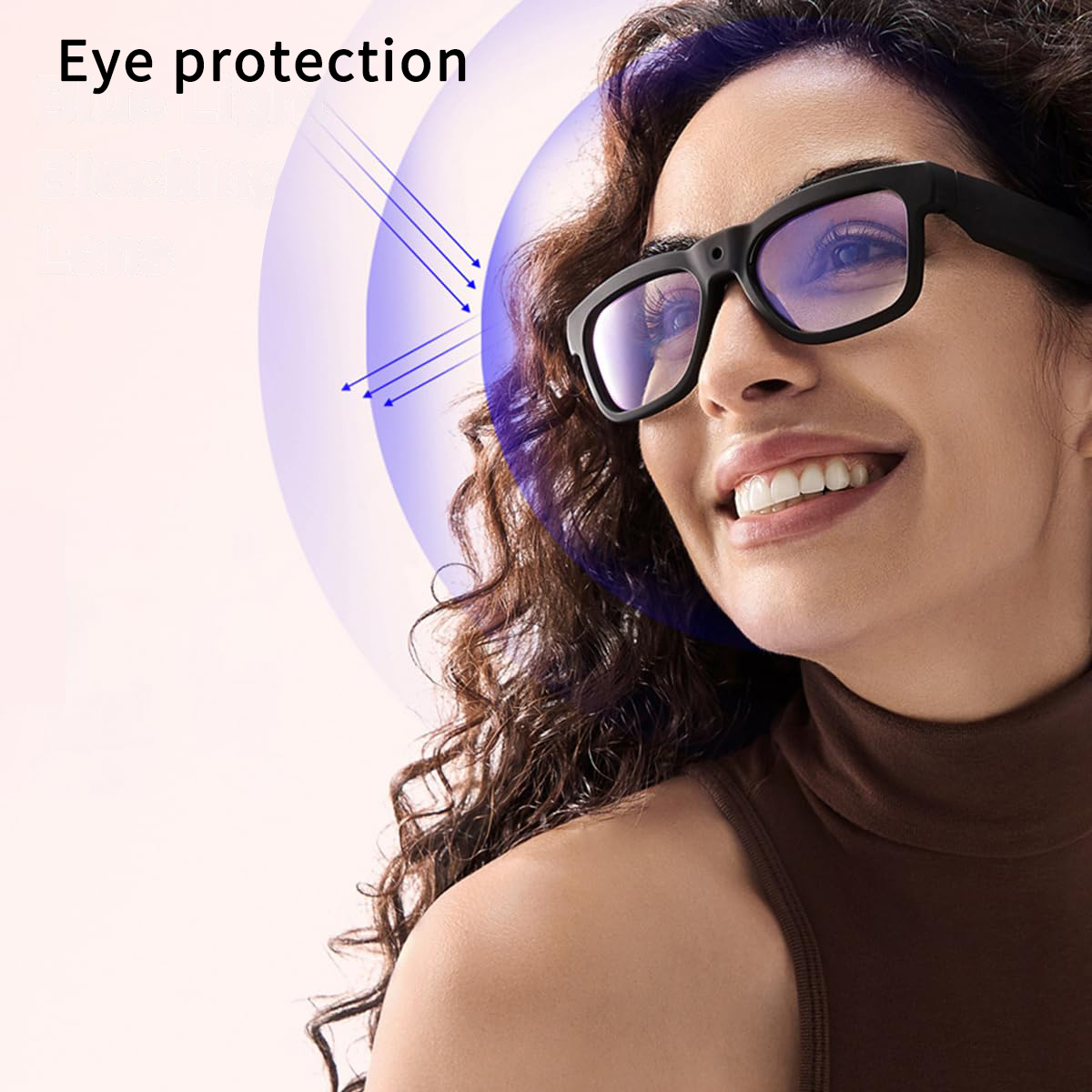 HD Smart Camera Glasses – 1080P Video Recording, Hands-Free Wearable Camera with 128GB Storage Support