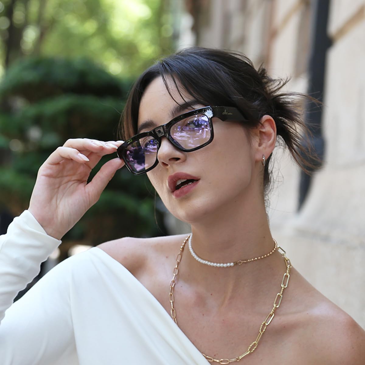 HD Smart Camera Glasses – 1080P Video Recording, Hands-Free Wearable Camera with 128GB Storage Support