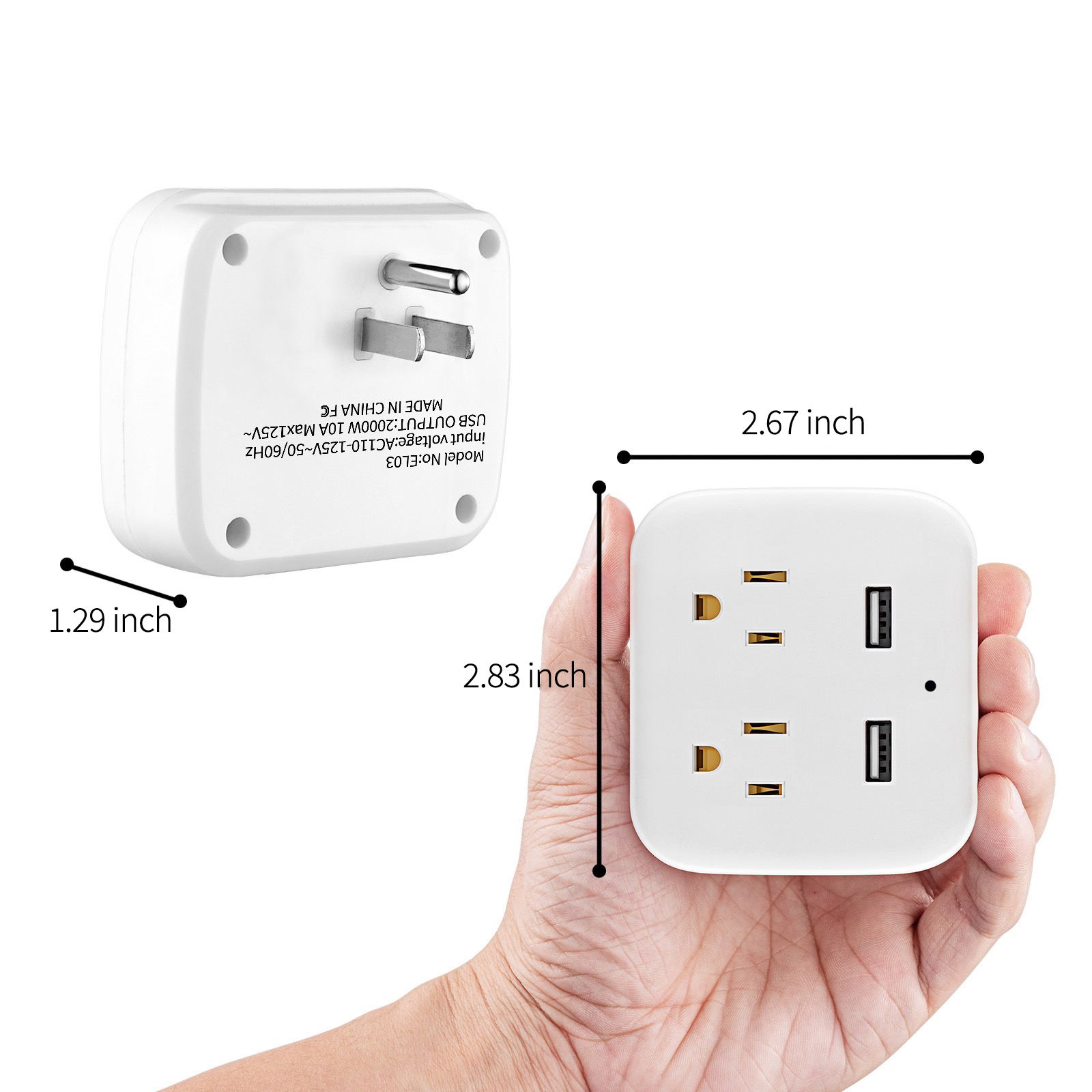 4K Wall Outlet Security Camera