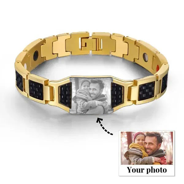 Father's Day🎁 Personalized Men Bracelet wtih Name Custom Stainless Steel Bracelet For Him