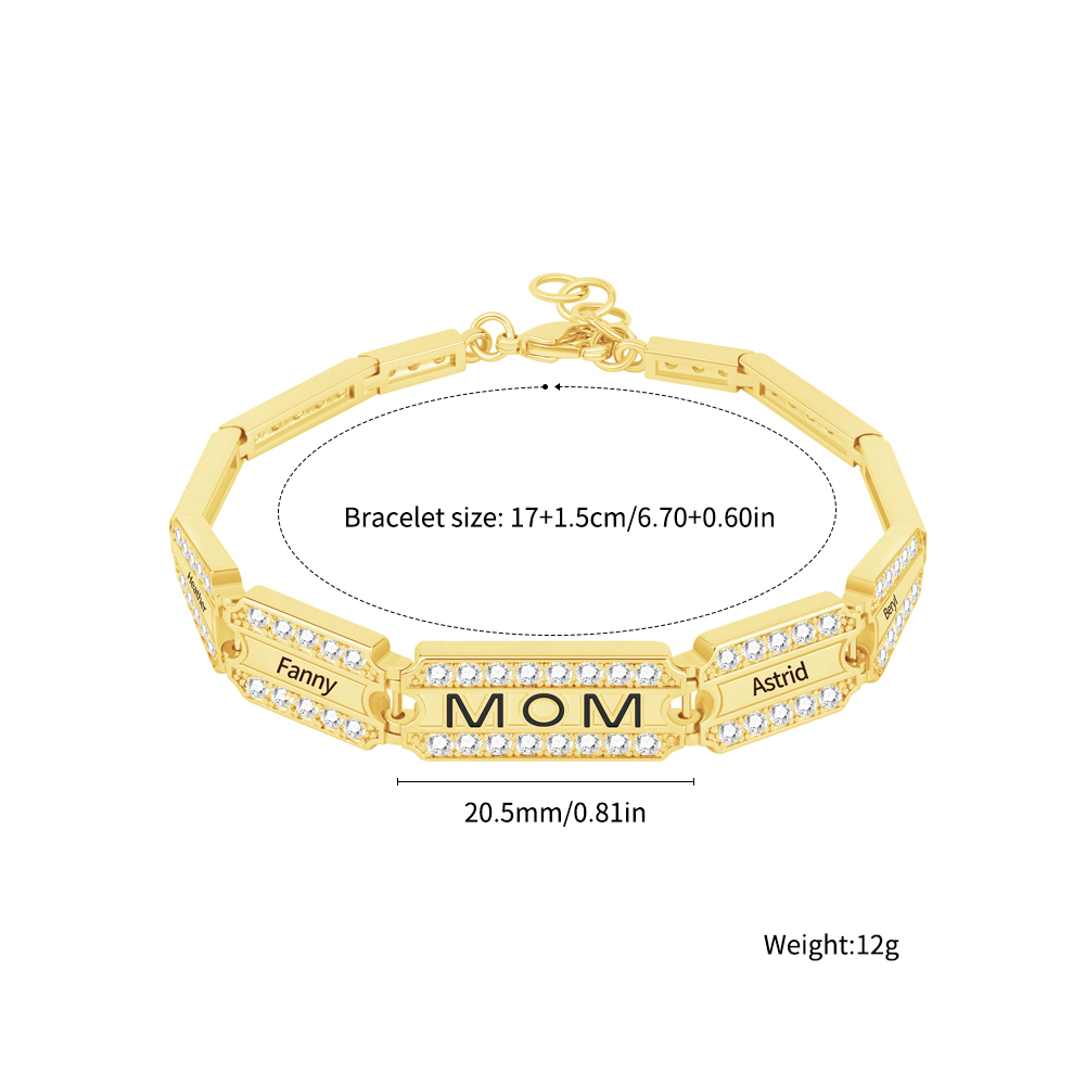 Mother's Day Gift 🎁 Advanced Personalized Custom Mom Watch Bracelet