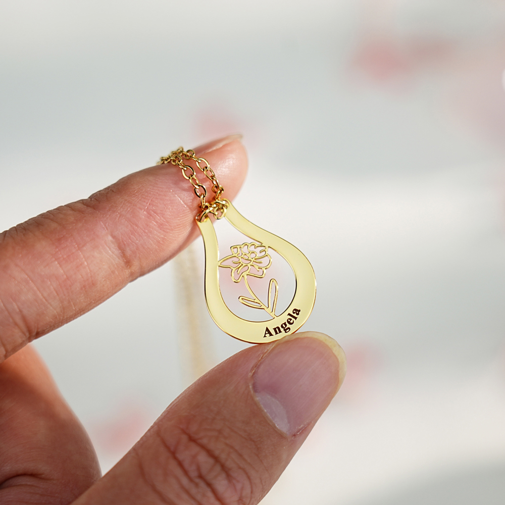 Bespoke Customization - 🌼Unique Birth Flower Necklace🌼