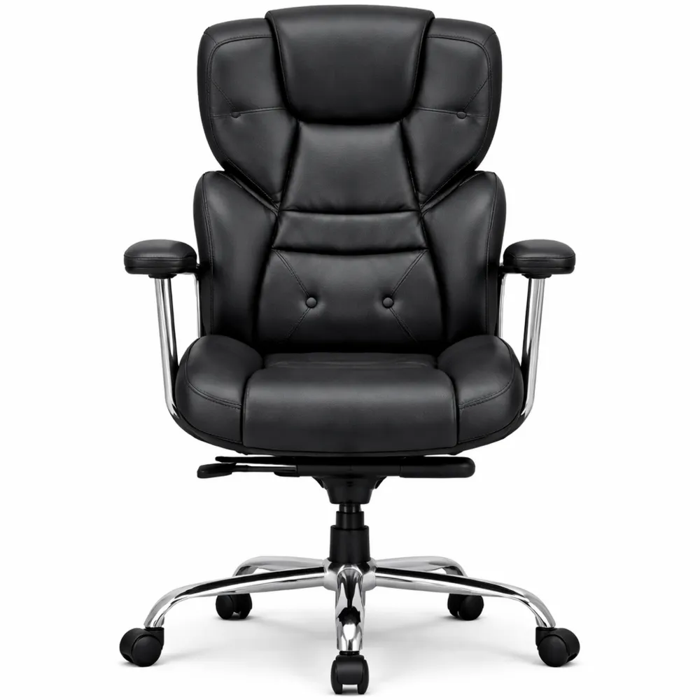 Chaise de Bureau Ergonomique Réglable avec Repose-Pieds